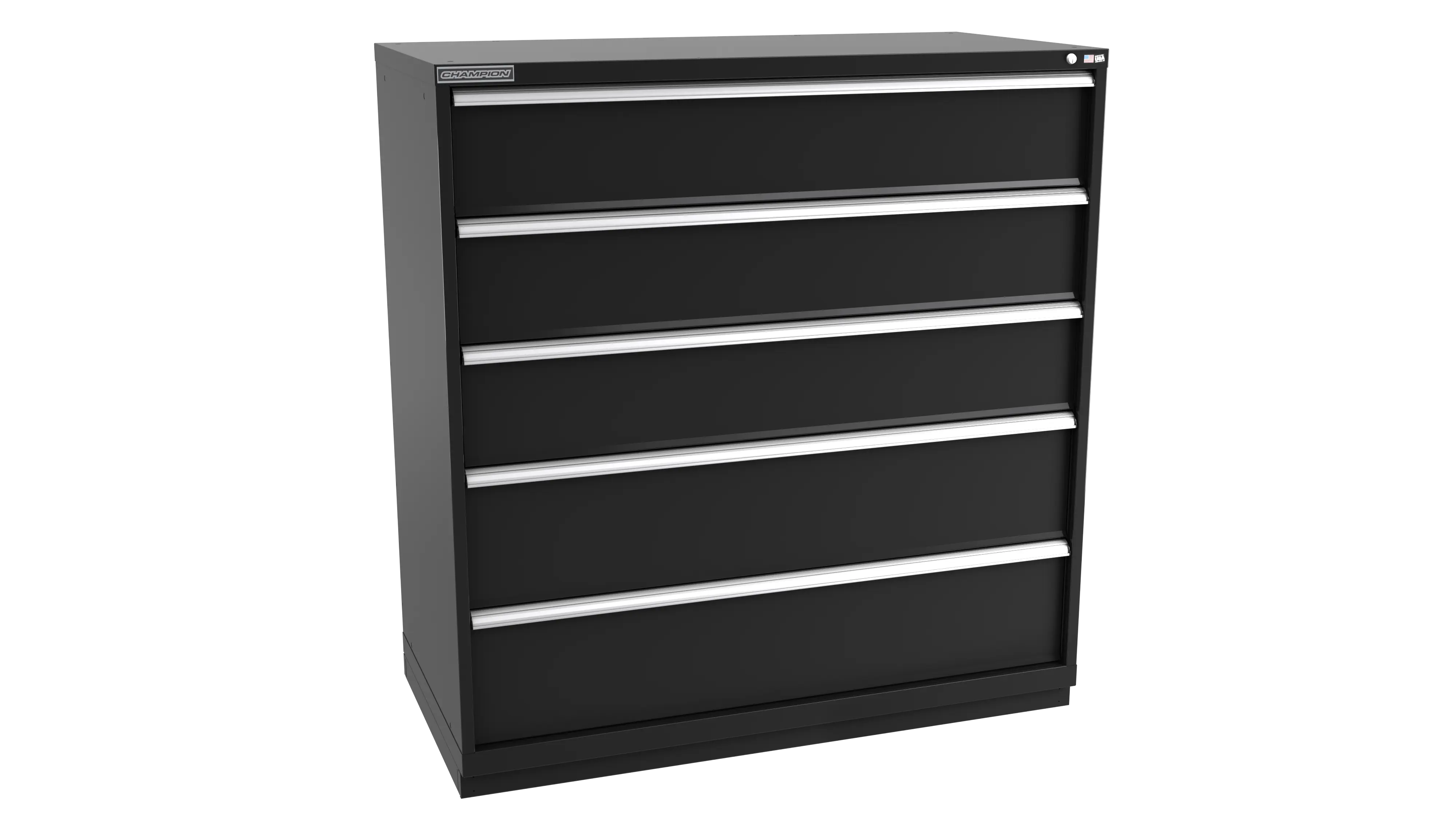 Champion Tool 5-Drawer Modular Cabinet, 56-1/2 W x 59-1/2 H x 22-1/2 D in - CM DWS2700-0501-ILC-FTB Champion Tool Storage