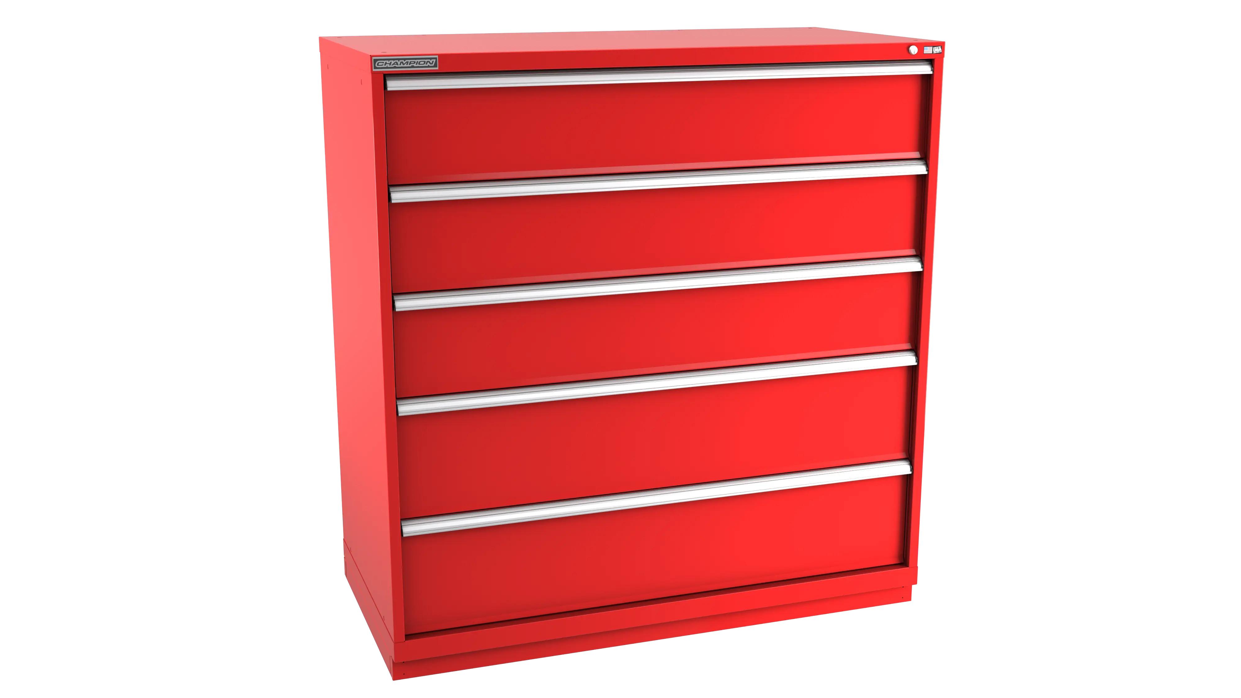 Champion Tool 5-Drawer Modular Cabinet, 56-1/2 W x 59-1/2 H x 22-1/2 D in - CM DWS2700-0501-ILC-FTB Champion Tool Storage