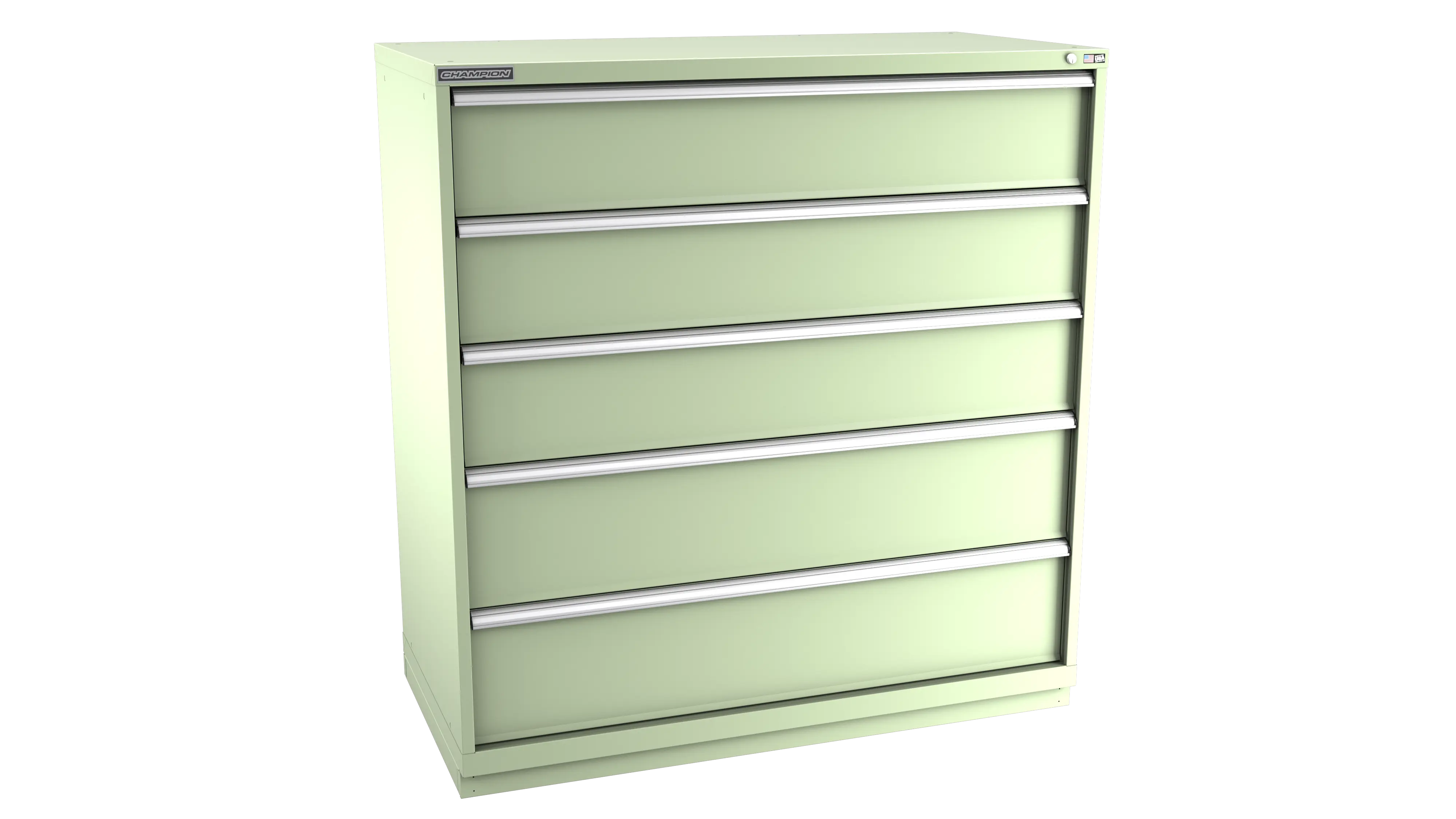 Champion Tool 5-Drawer Modular Cabinet, 56-1/2 W x 59-1/2 H x 22-1/2 D in - CM DWS2700-0501-ILC-FTB Champion Tool Storage