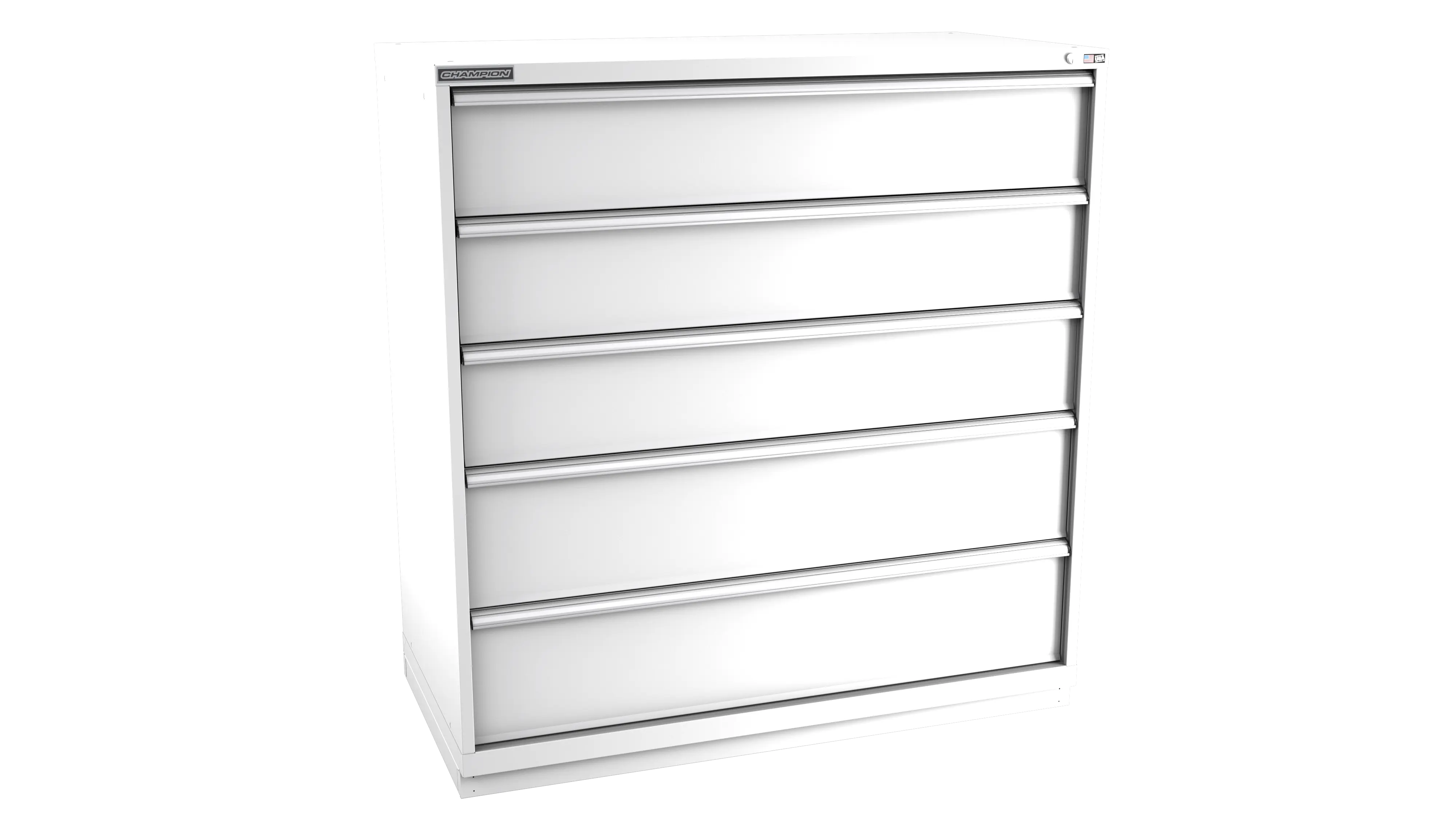 Champion Tool 5-Drawer Modular Cabinet, 56-1/2 W x 59-1/2 H x 22-1/2 D in - CM DWS2700-0501-ILC-FTB Champion Tool Storage