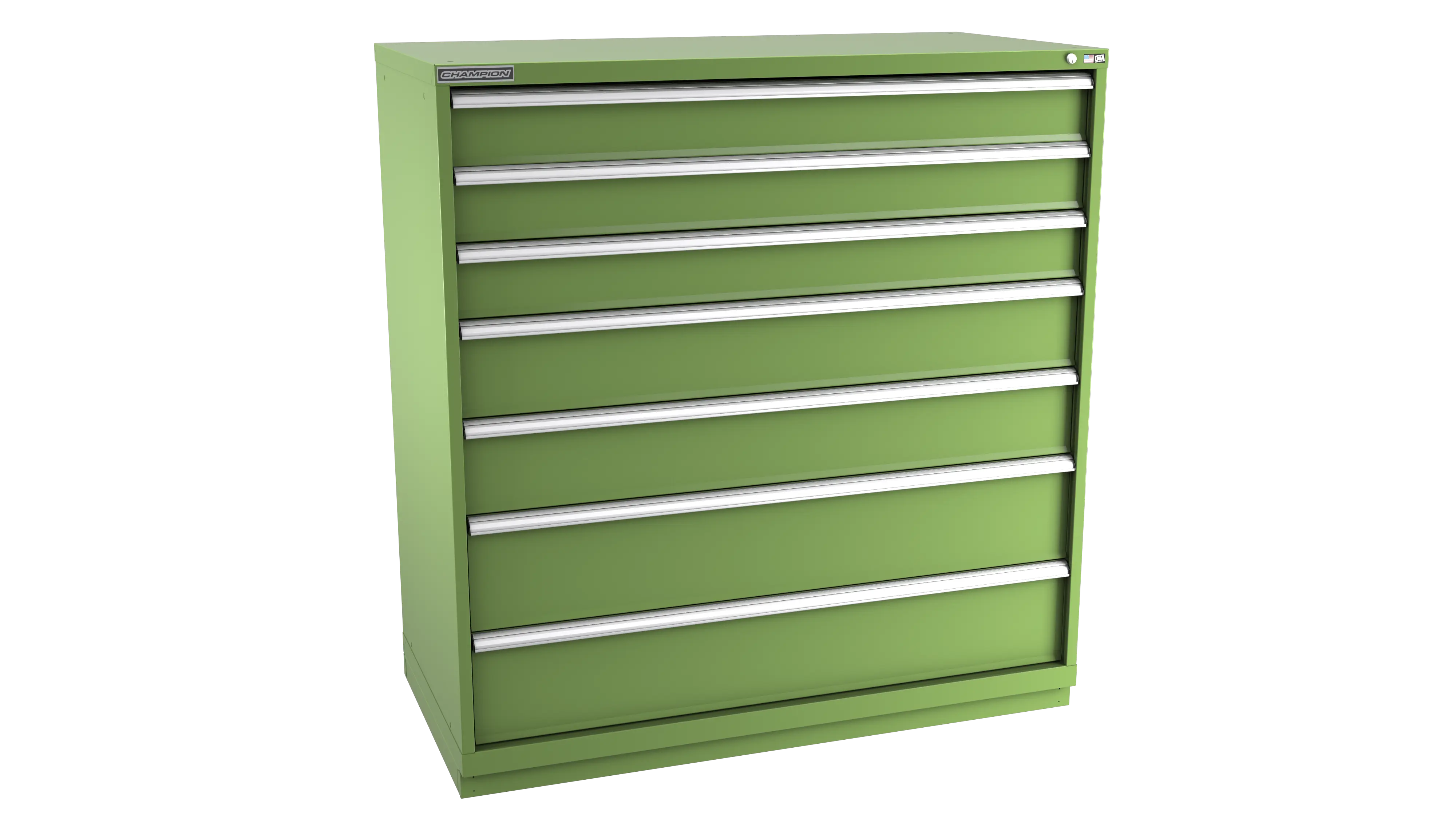 Champion Tool 7-Drawer Modular Cabinet, 56-1/2 W x 59-1/2 H x 22-1/2 D in - CM DWS2700-0701-ILC-FTB Champion Tool Storage