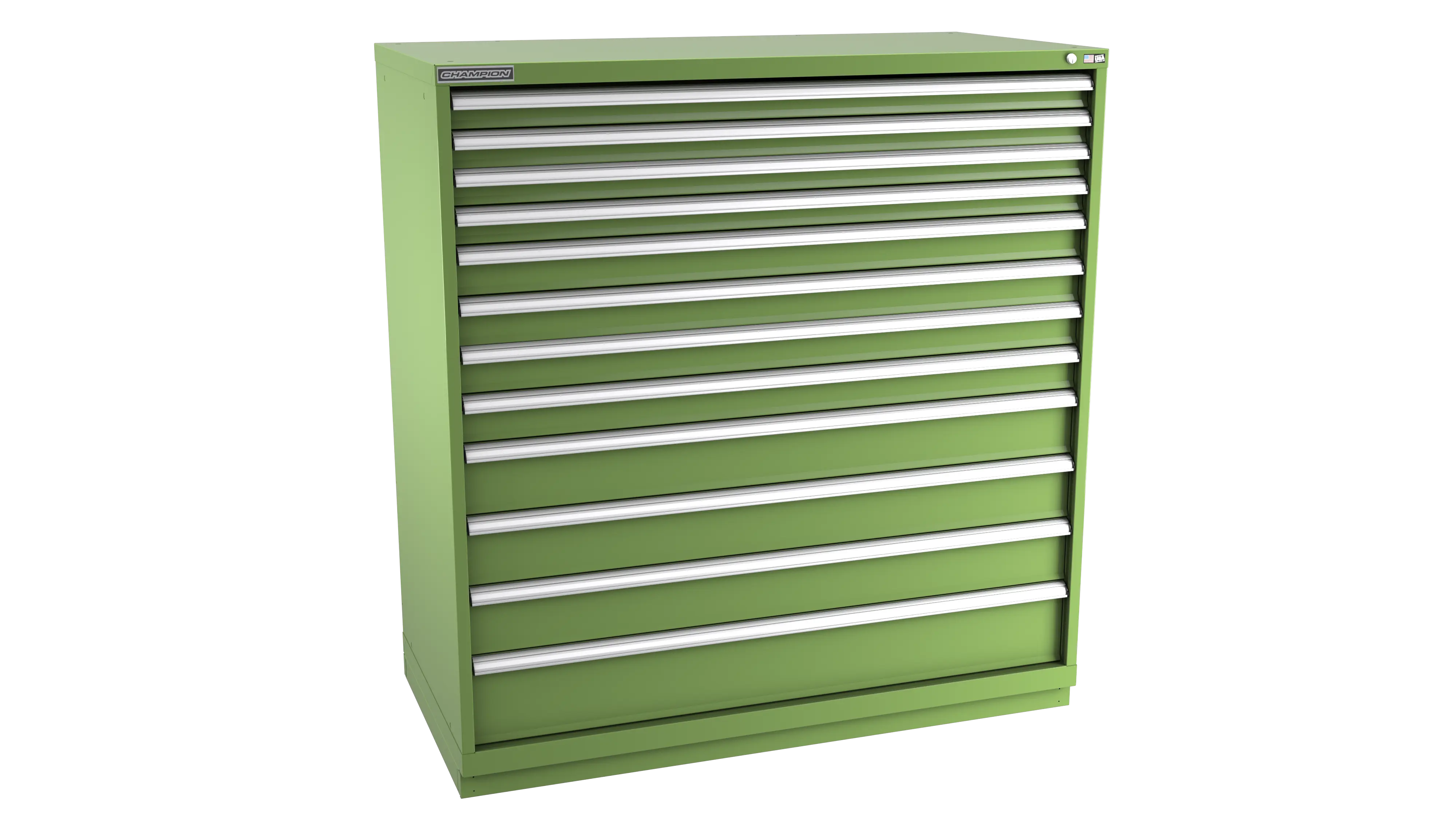 Champion Tool 12-Drawer Modular Cabinet, 56-1/2 W x 59-1/2 H x 22-1/2 D in - CM DWS2700-1201-ILC-FTB Champion Tool Storage