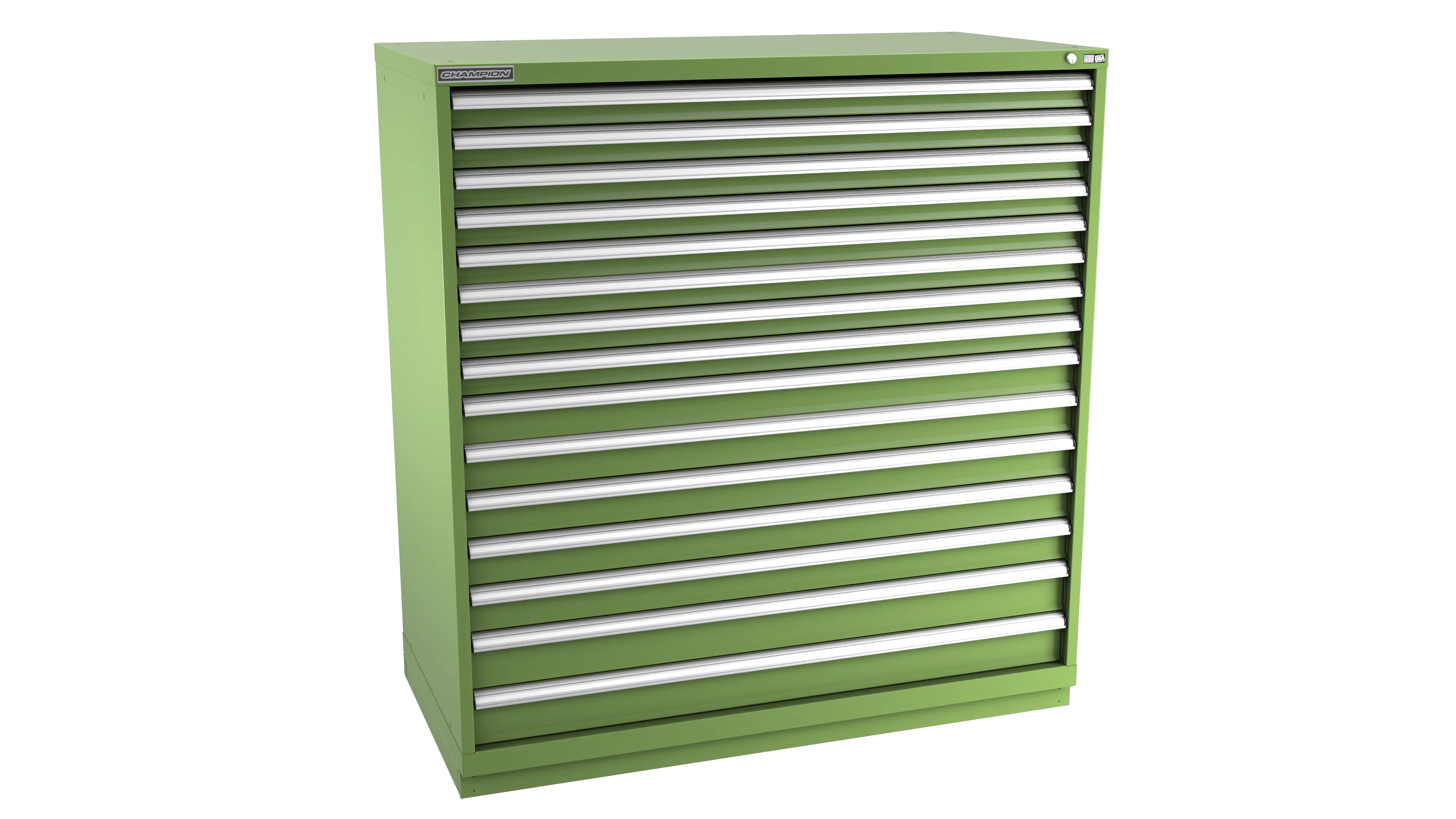 Champion Tool 15-Drawer Modular Cabinet, 56-1/2 W x 59-1/2 H x 22-1/2 D in - CM DWS2700-1501-ILC-FTB Champion Tool Storage