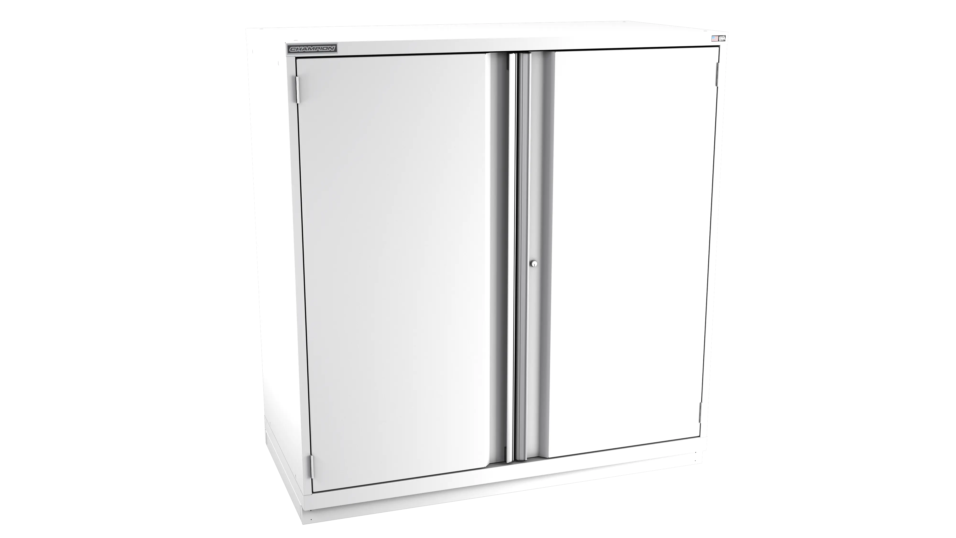 Champion Tool 2-Door Modular Cabinet, 56-1/2 W x 59-1/2 H x 22-1/2 D in - CM DWS2700-2FDIL-FTB Champion Tool Storage