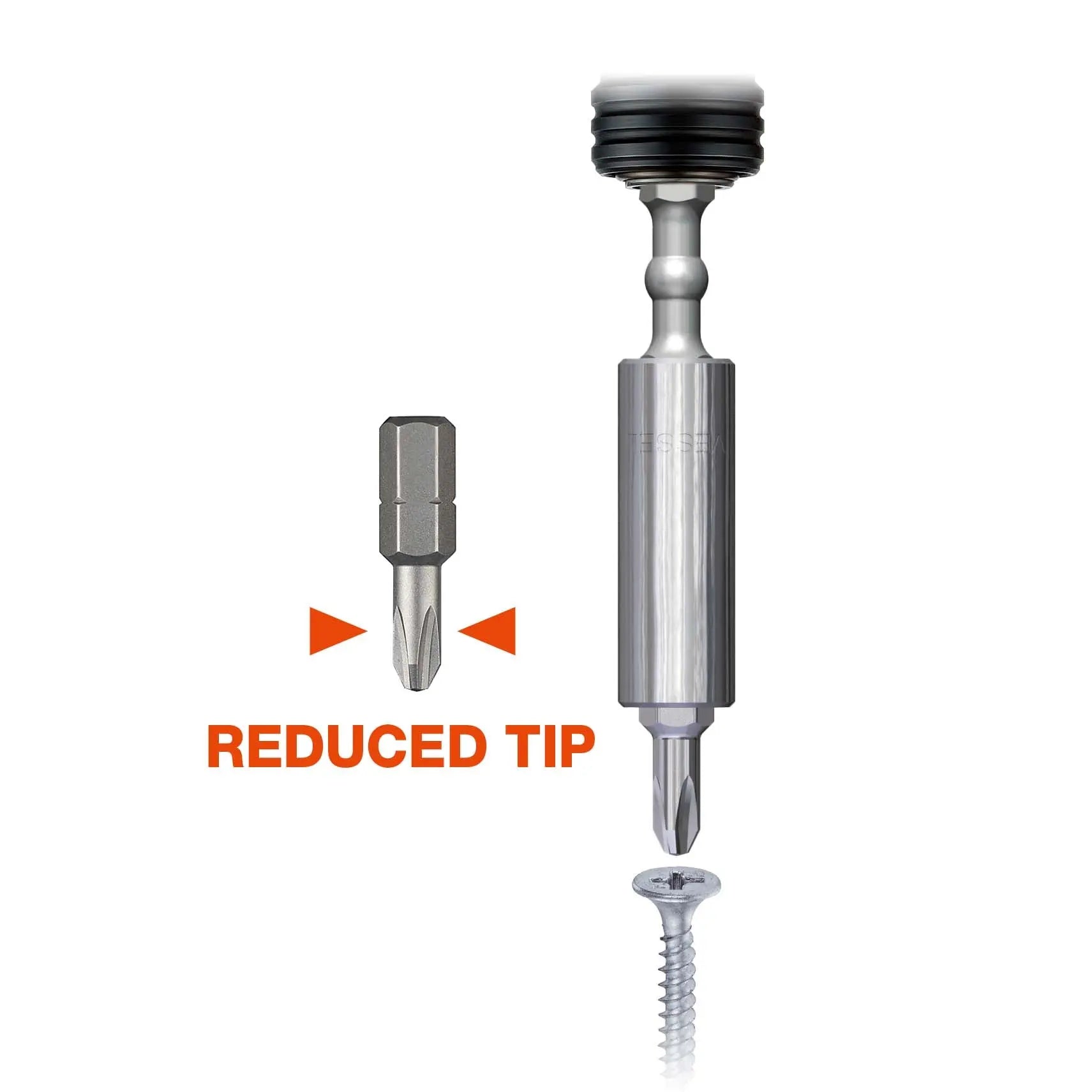 Vessel Tools Set of 2 DRYWALLER Power Bit, PH2 x 50mm - VL DWPH250P2