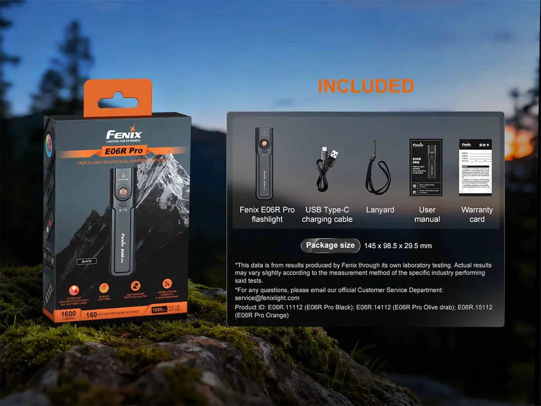 Fenix E06R PRO Flat Flashlight Fenix