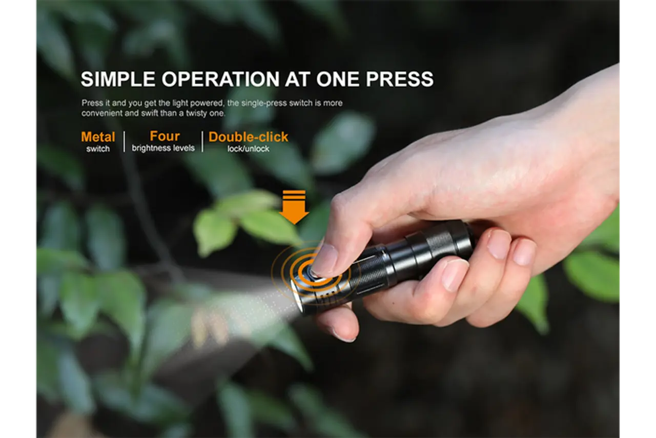 Fenix 600 Lumen High-Output Rechargeable Flashlight - F FX-E09R Fenix