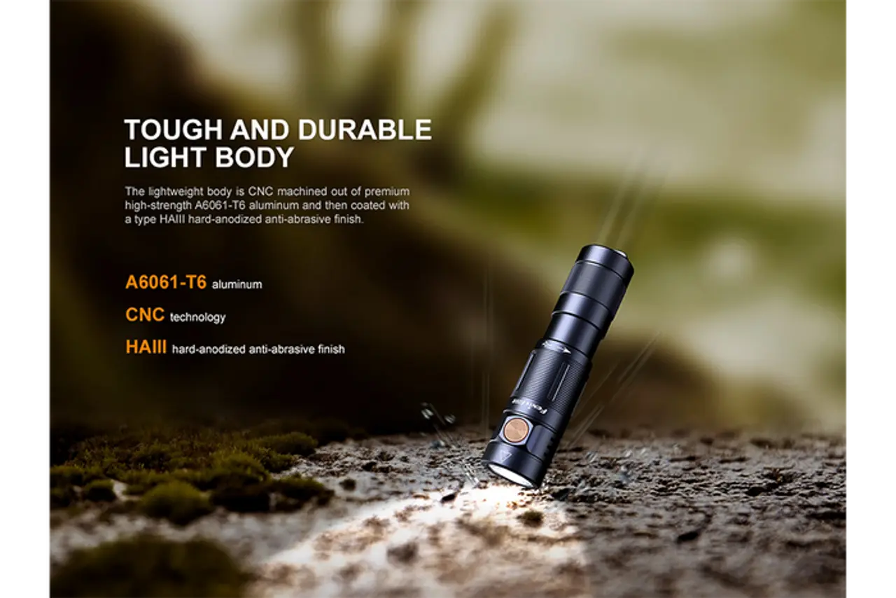 Fenix 600 Lumen High-Output Rechargeable Flashlight - F FX-E09R Fenix