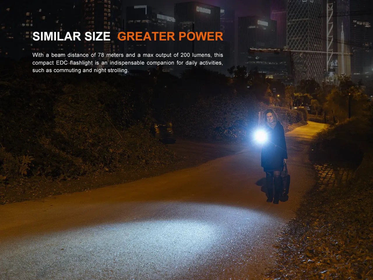 Fenix 200 Lumen EDC Portable Flashlight - F FX-E12V3 Fenix
