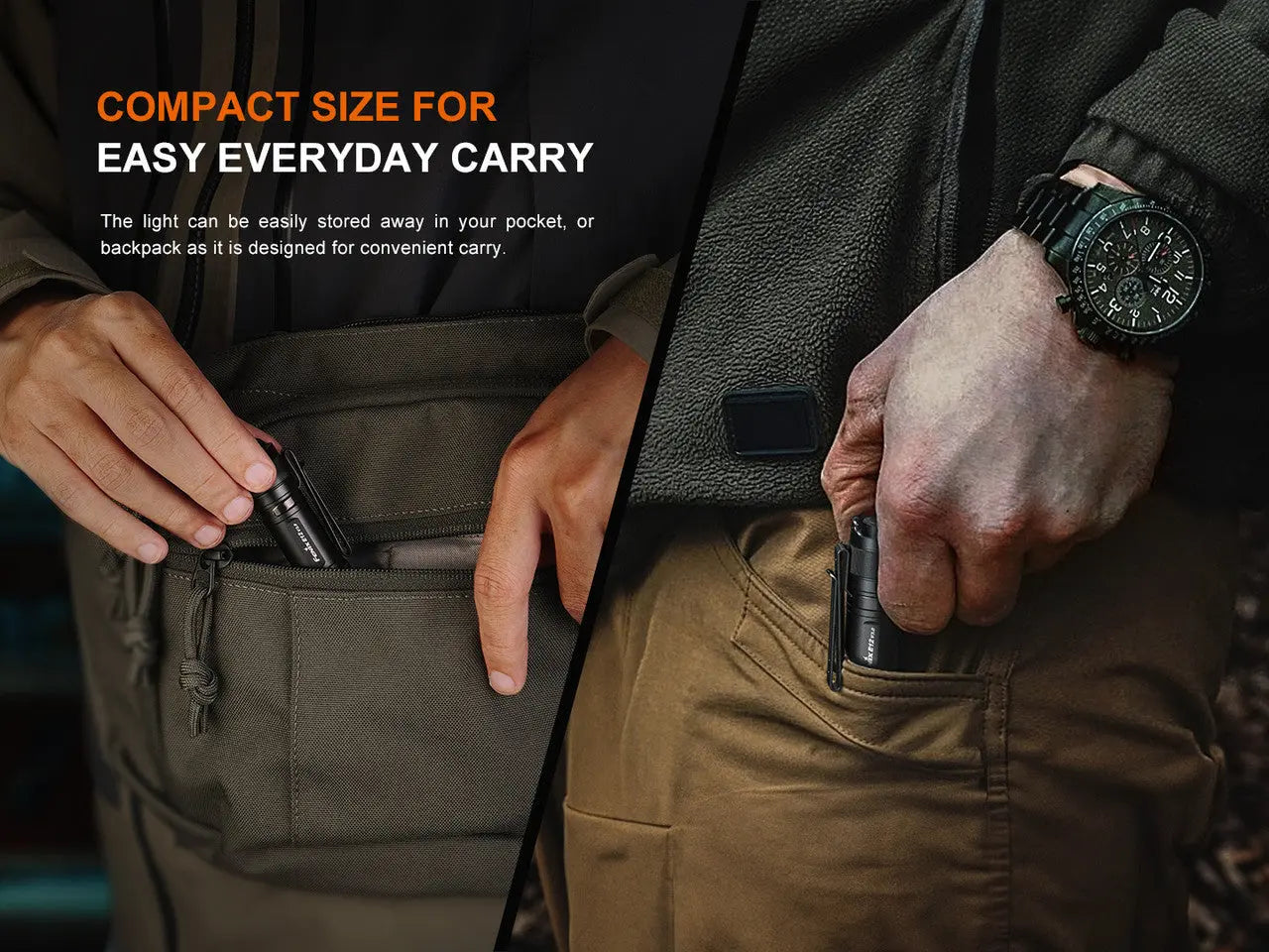 Fenix 200 Lumen EDC Portable Flashlight - F FX-E12V3 Fenix
