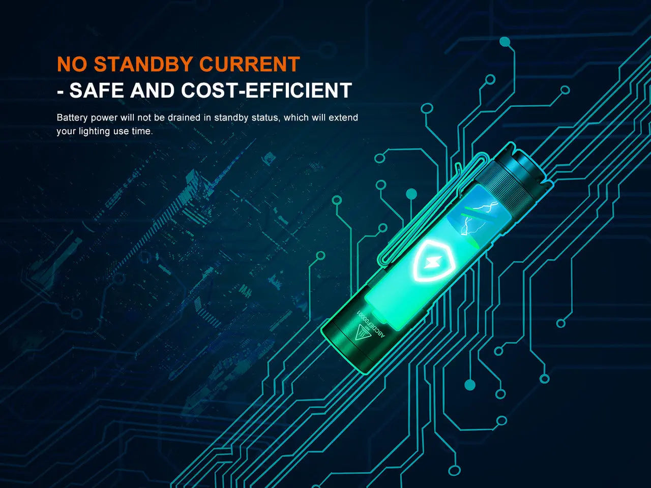 Fenix 200 Lumen EDC Portable Flashlight - F FX-E12V3 Fenix
