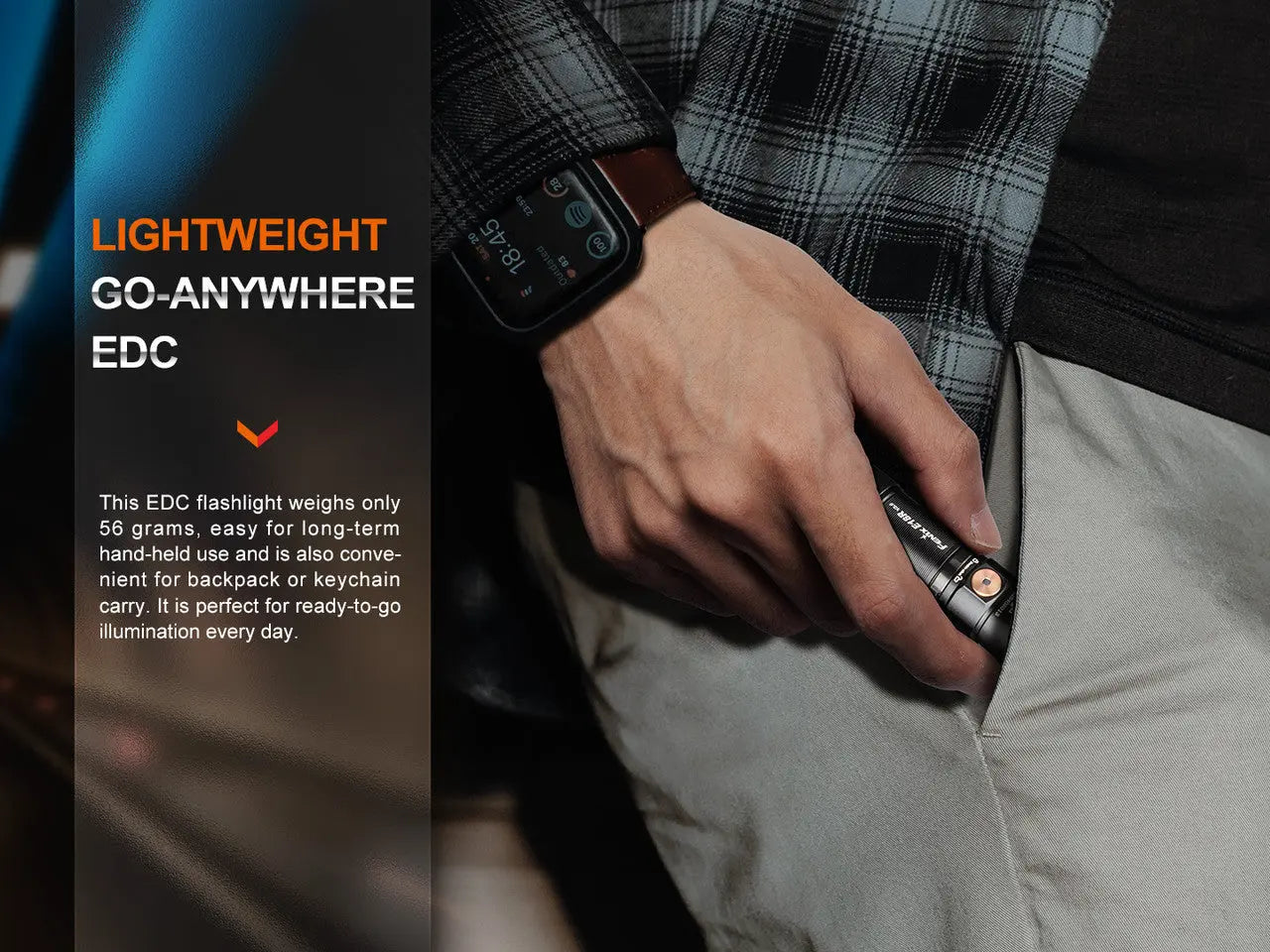 Fenix 1200 Lumen LED Rechargeable Flashlight - F FX-E18RV2 Fenix