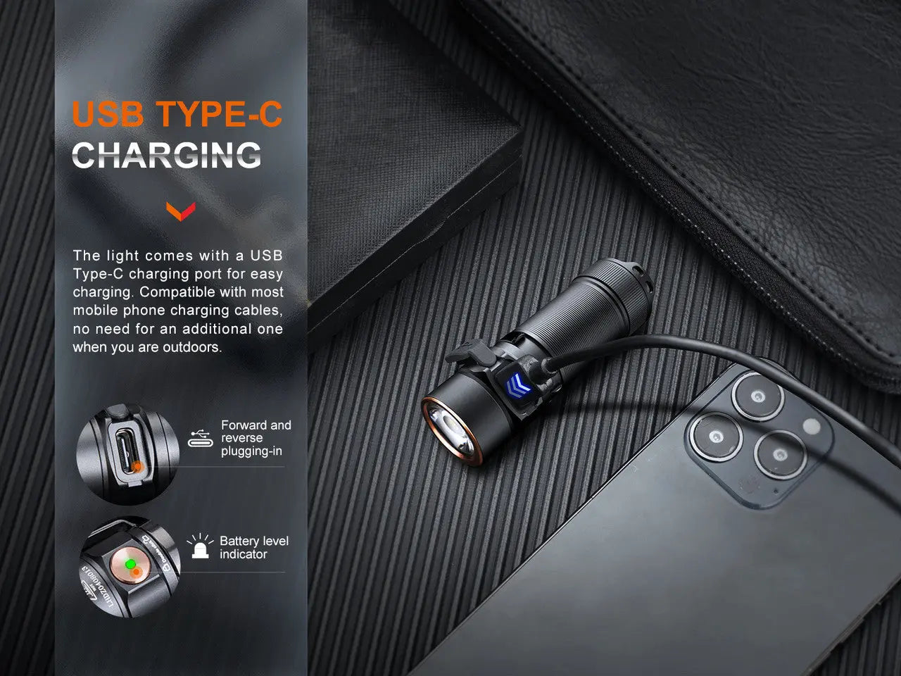 Fenix 1200 Lumen LED Rechargeable Flashlight - F FX-E18RV2 Fenix
