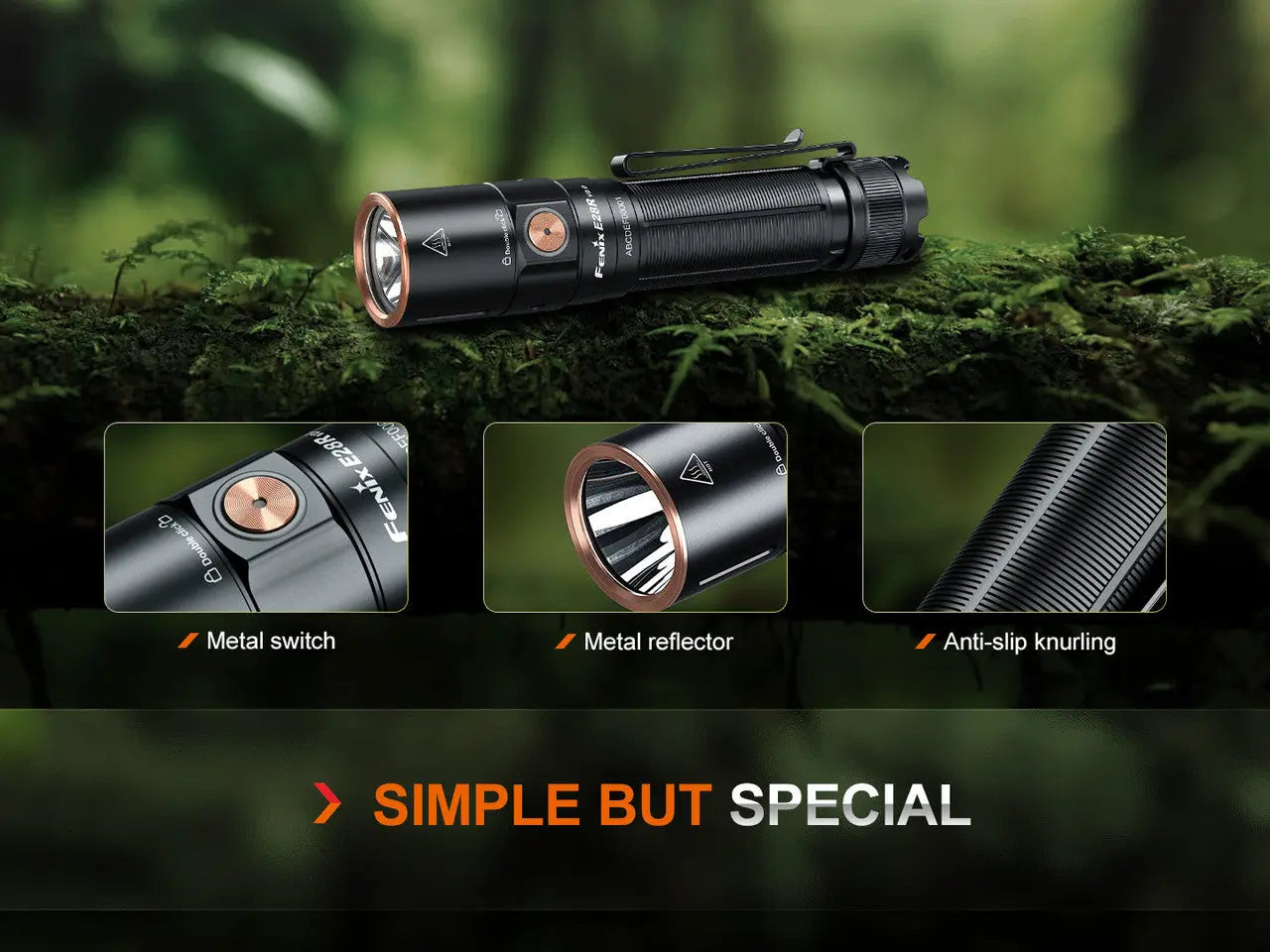 Fenix 1700 Lumen EDC Magnetic Tail Rechargeable Flashlight - F FX-E28Rv2 Fenix