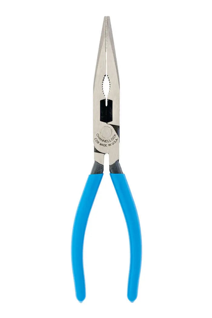 Wright Tool High Leverage Long Nose Plier with Side Cutter, 8 in - WT 9C318
