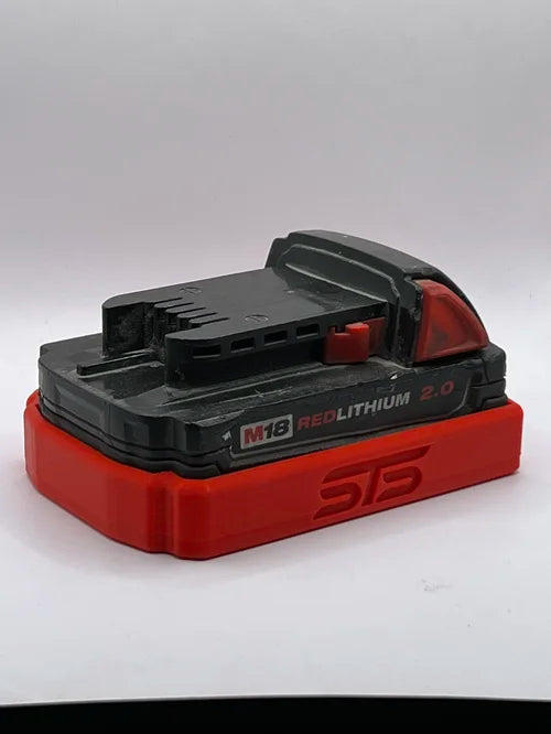 STS Auto Design Milwaukee M18 1.5/2.0Ah Magnetic Battery Cover - MW1820BK