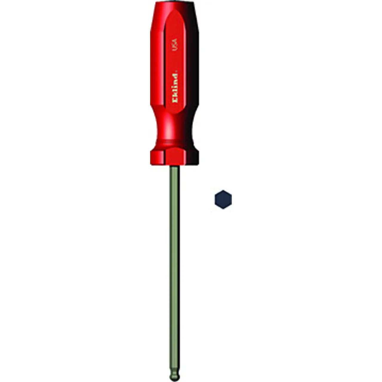 Eklind 3/16 in Ball End Hexagon Screwdriver - EK 91112 Screwdriver Eklind