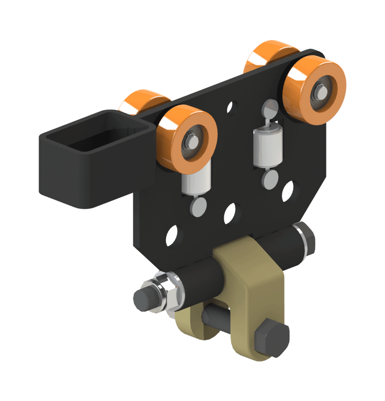 Knight Global Load Trolley with Yoke, Capacity 1140 lbs - KG EMRTA4192