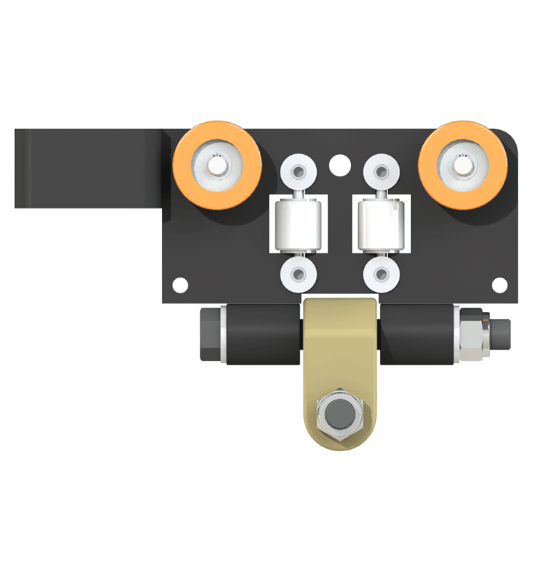 Knight Global Low Profile Load Trolley with Yoke, Capacity 1140 lbs - KG EMRTA4195