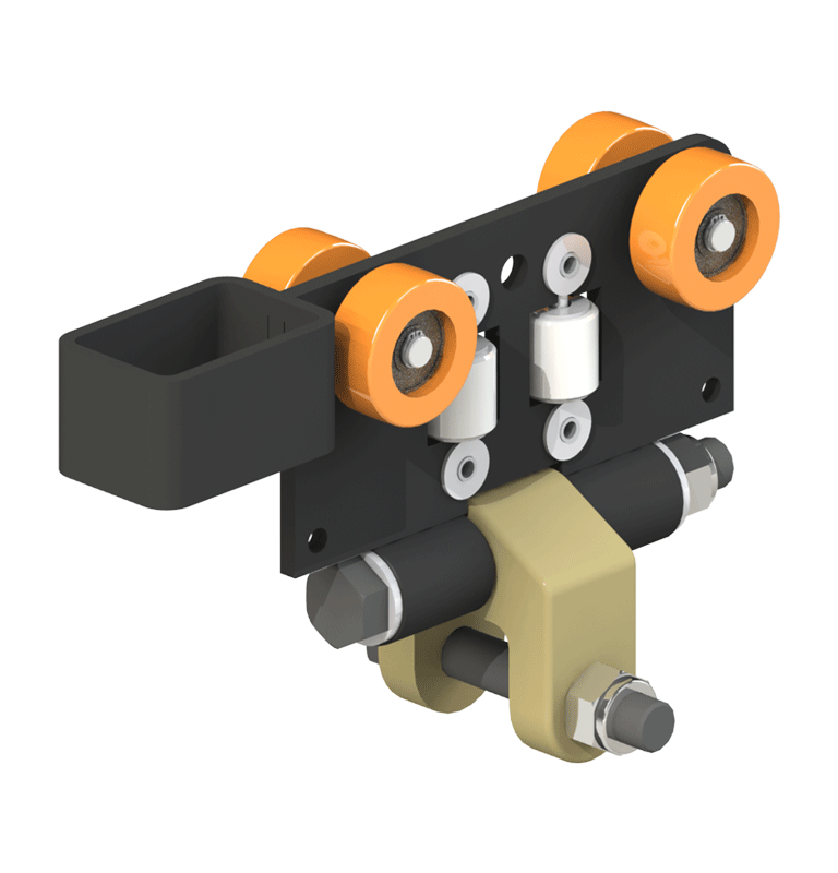 Knight Global Low Profile Load Trolley with Yoke, Capacity 1140 lbs - KG EMRTA4195