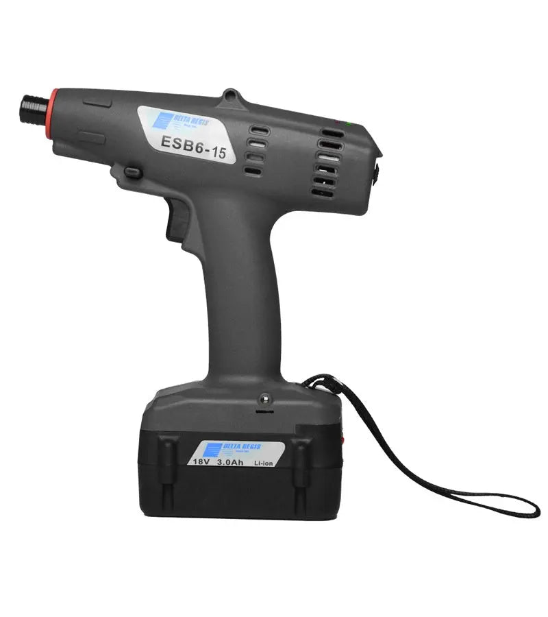 Delta Regis ESB6-15 | ESB6 Cordless Shut Off Clutch Screwdriver, 4-15Nm/36-132 In. Lbs, 600 RPM, Trigger Delta Regis