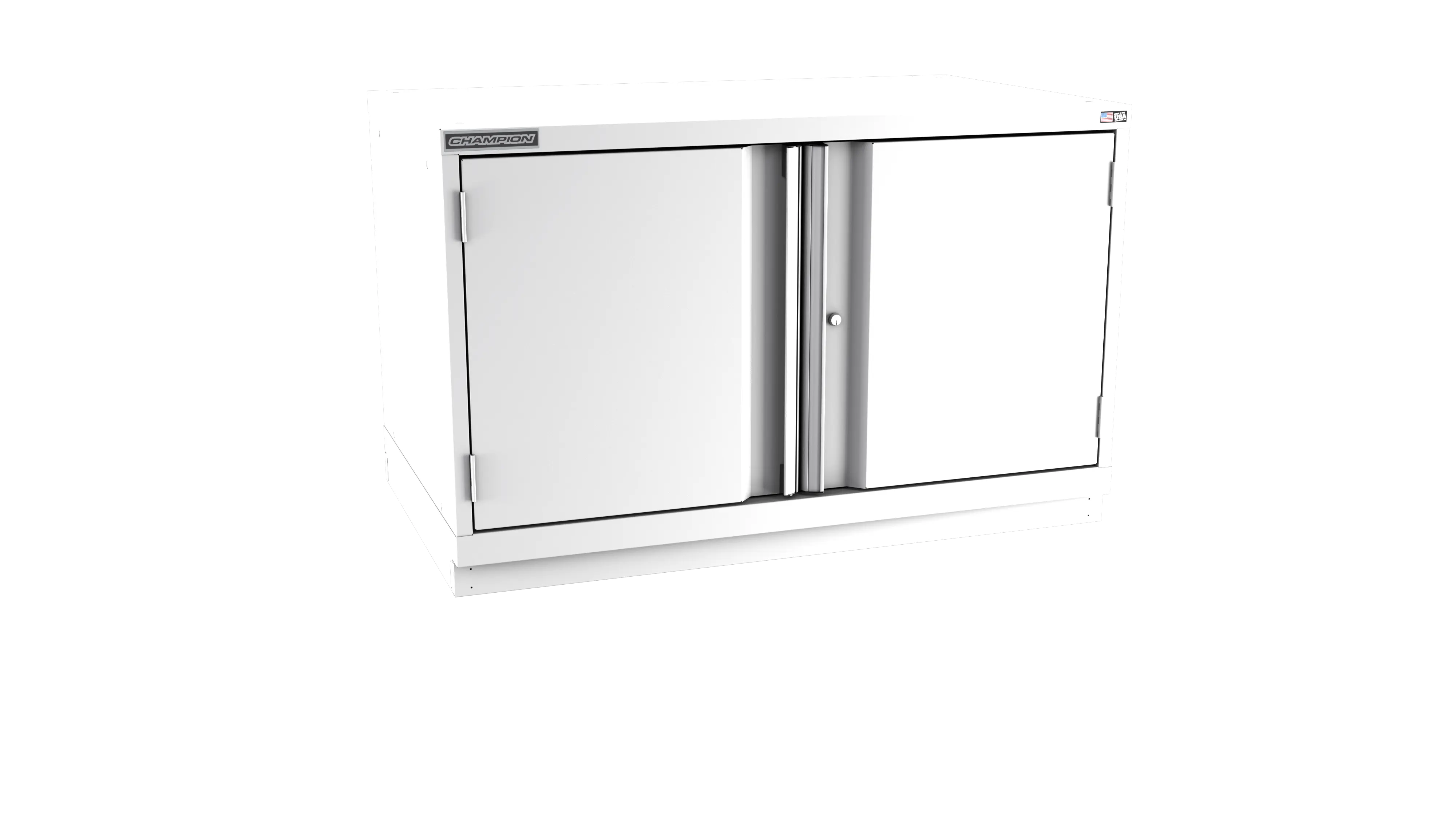 Champion Tool 2-Door Modular Cabinet, 47 W x 29-7/8 H x 28-1/2 D in - CM EW1200-2FDIL-FTB Champion Tool Storage