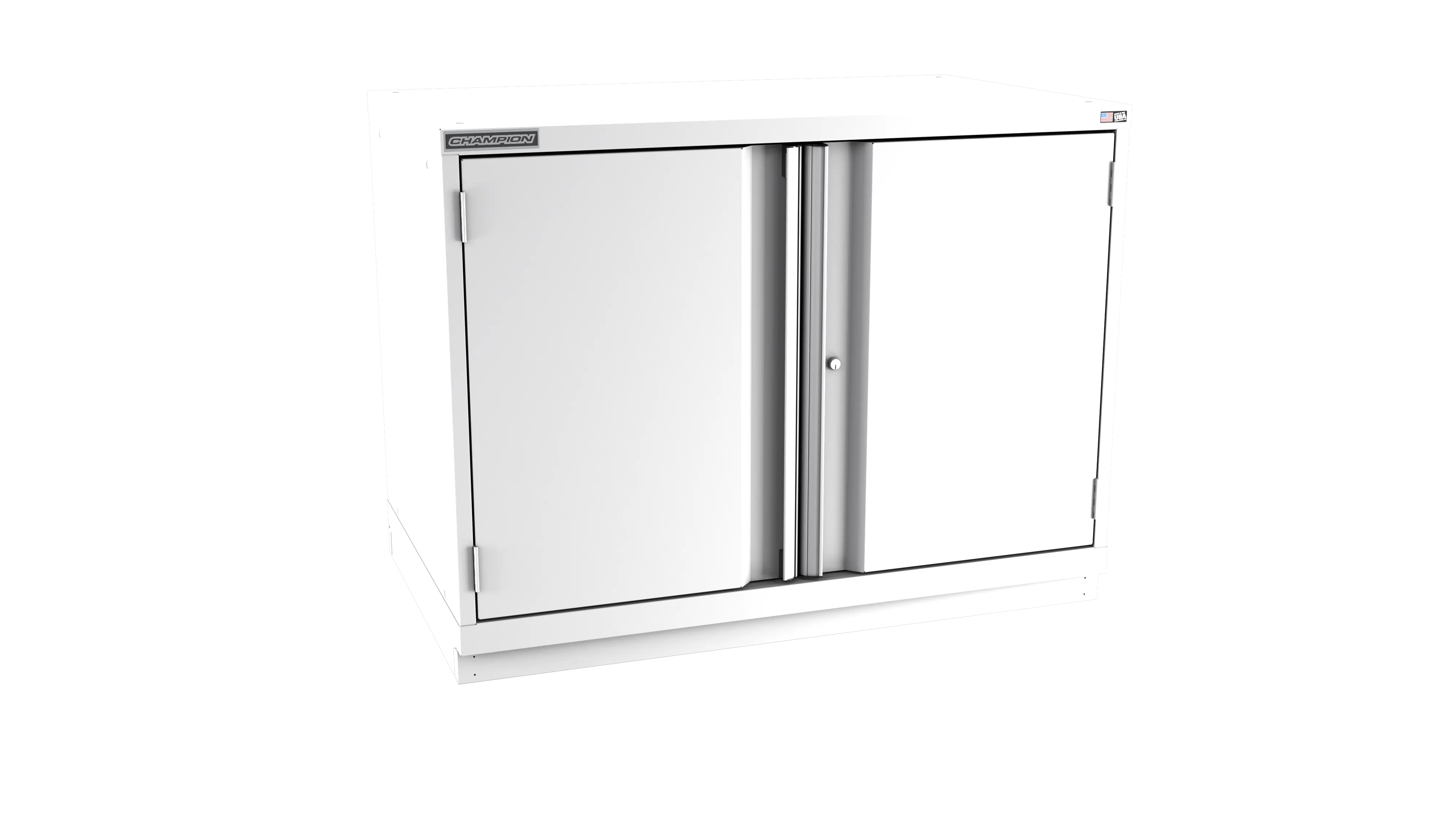 Champion Tool 2-Door Modular Cabinet, 47 W x 35-7/8 H x 28-1/2 D in - CM EW1500-2FDIL-FTB Champion Tool Storage