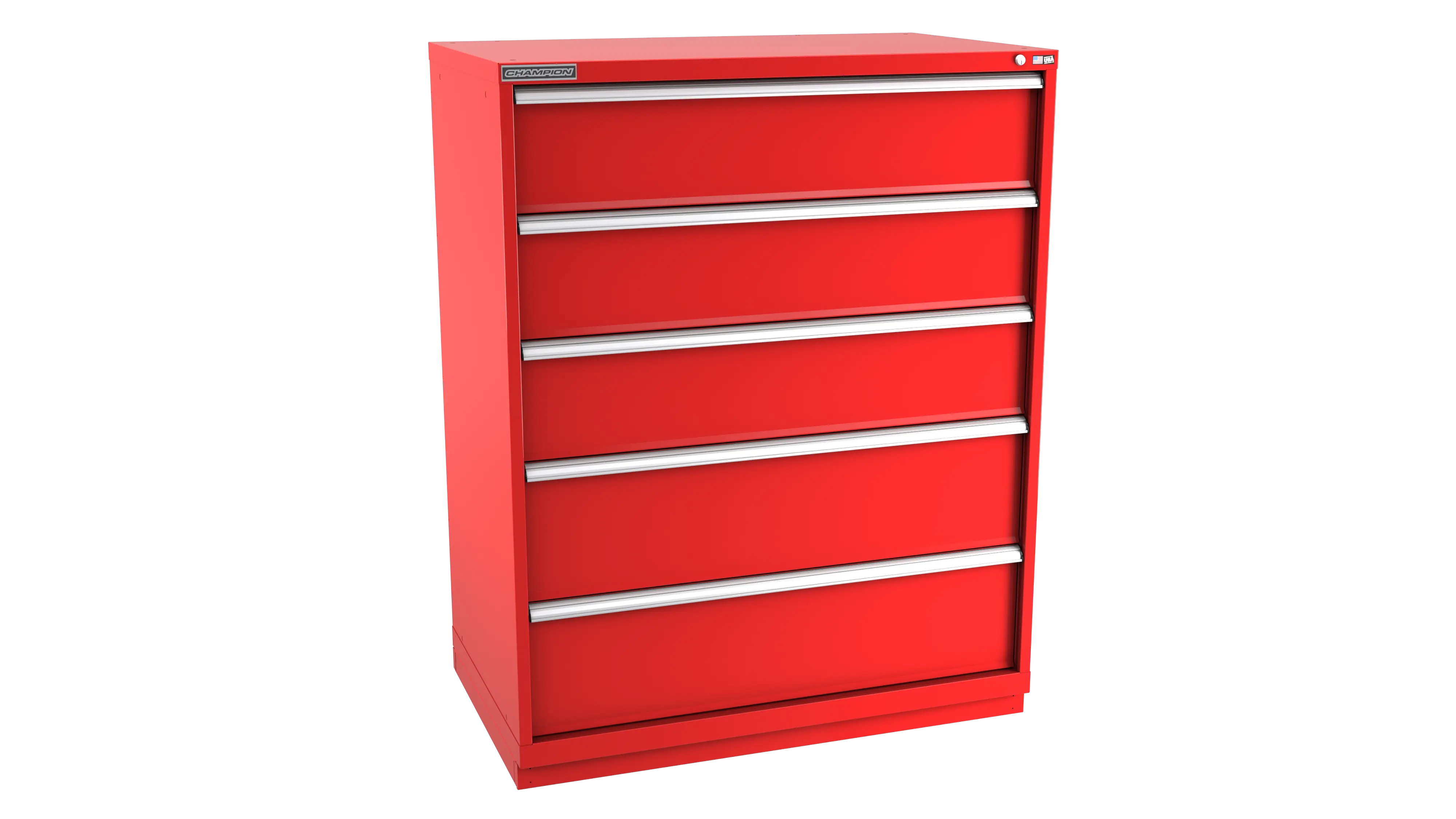Champion Tool 5-Drawer Modular Cabinet, 47 W x 59-1/2 H x 28-1/2 D in - CM EW2700-0501-ILC-FTB Champion Tool Storage