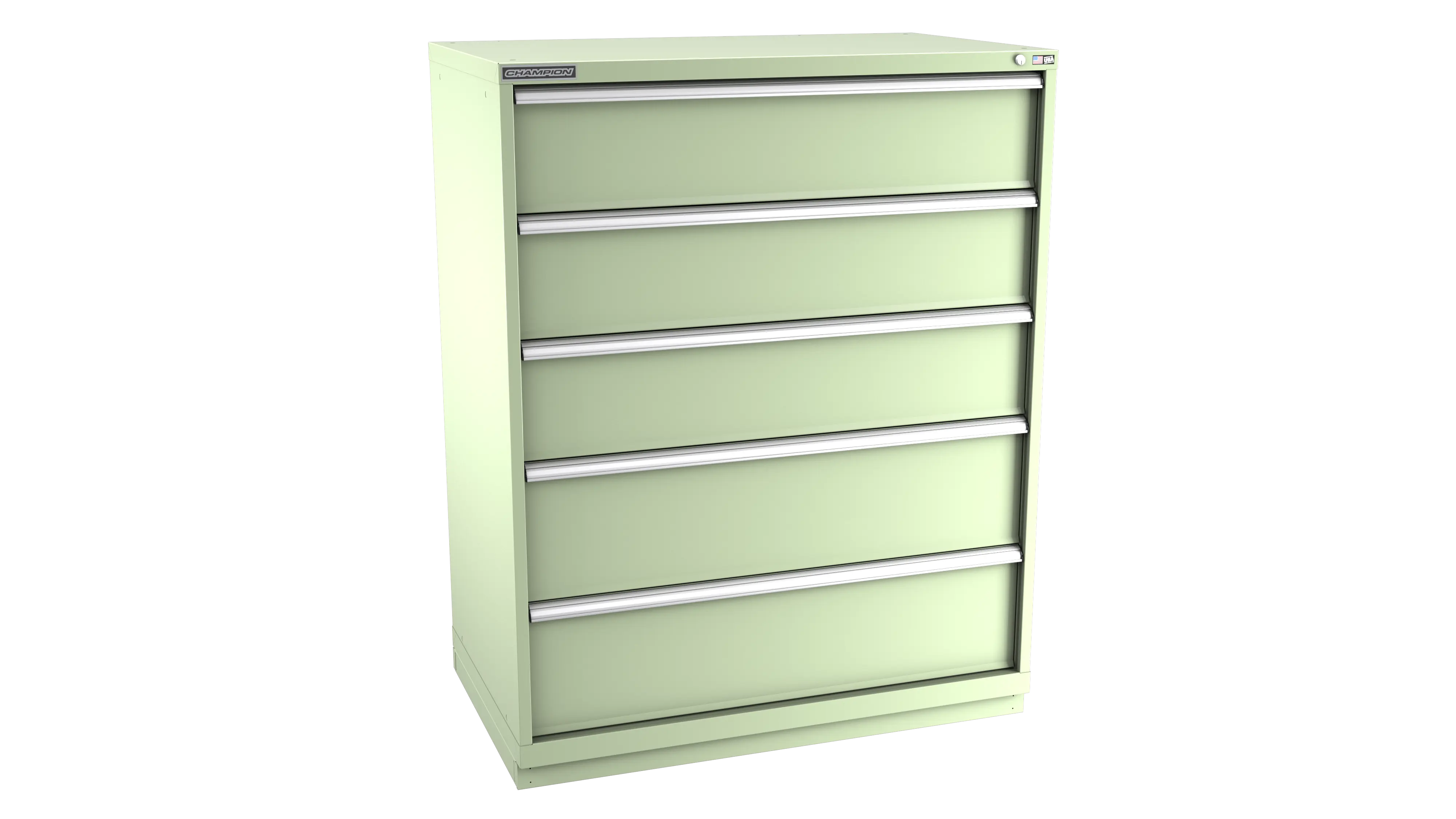 Champion Tool 5-Drawer Modular Cabinet, 47 W x 59-1/2 H x 28-1/2 D in - CM EW2700-0501-ILC-FTB Champion Tool Storage
