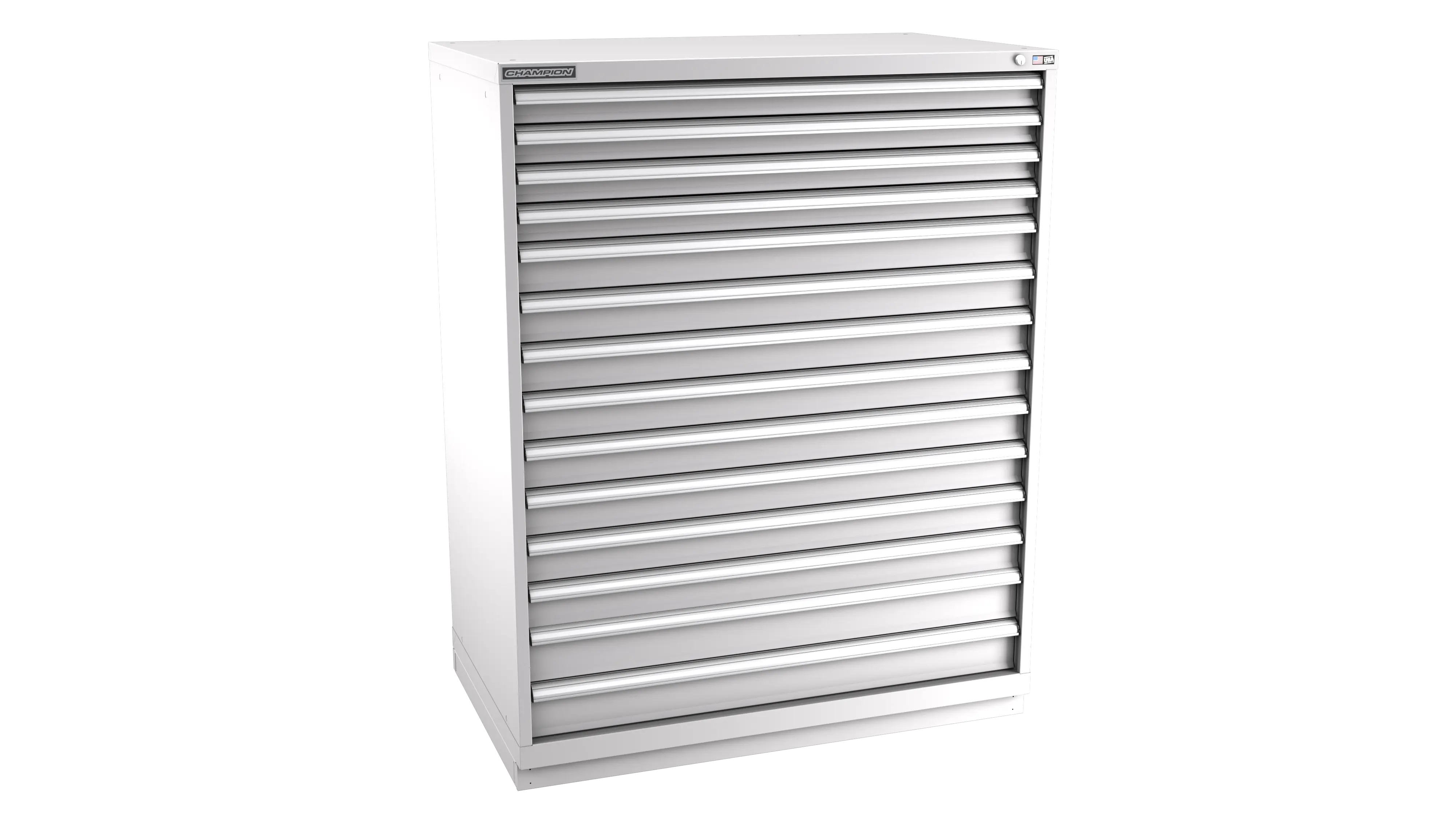 Champion Tool 14-Drawer Modular Cabinet, 47 W x 59-1/2 H x 28-1/2 D in - CM EW2700-1401-ILC-FTB Champion Tool Storage