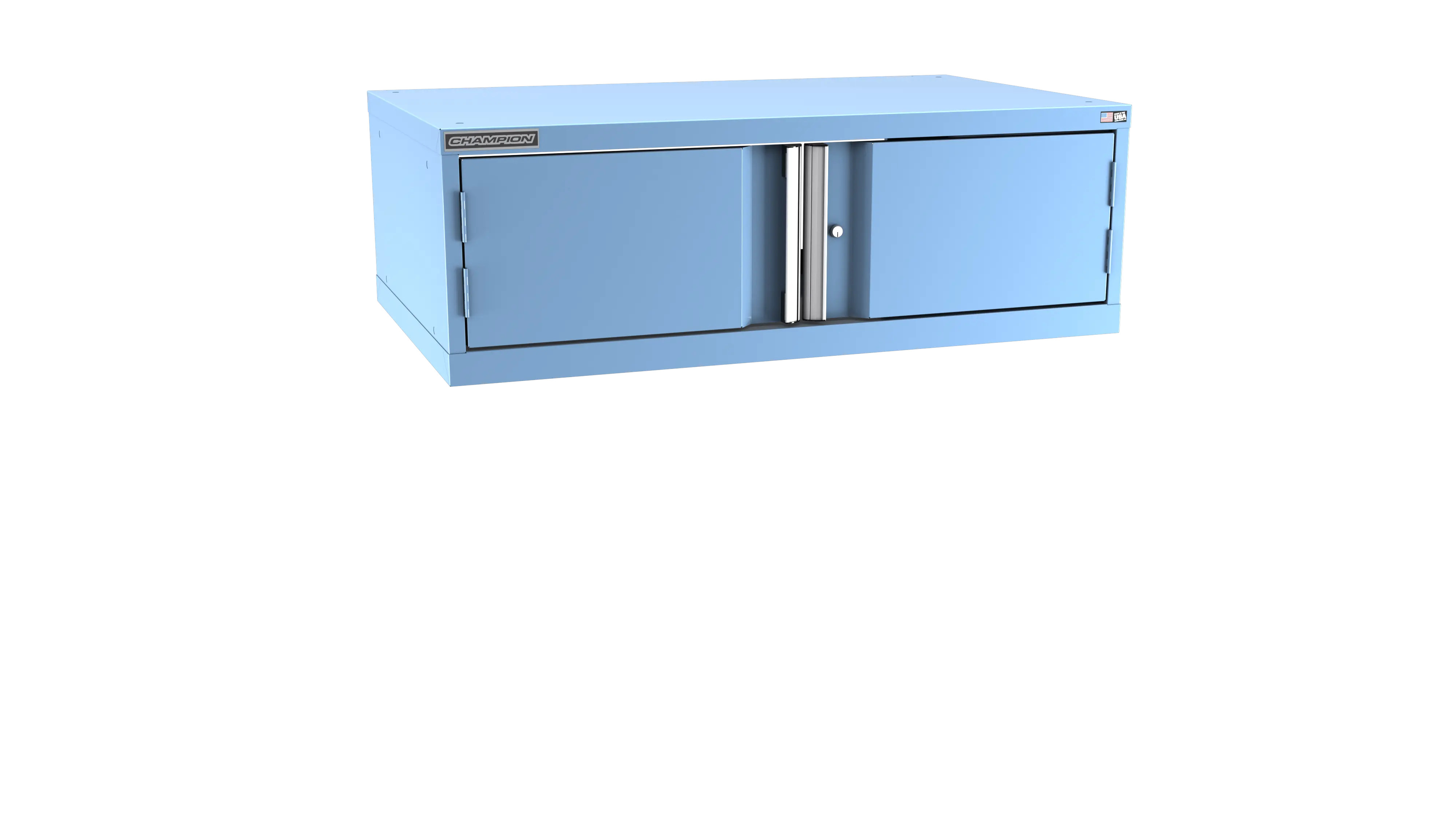 Champion Tool 2-Door Modular Cabinet, 47 W x 15-3/4 H x 28-1/2 D in - CM EW600-2FDIL Champion Tool Storage