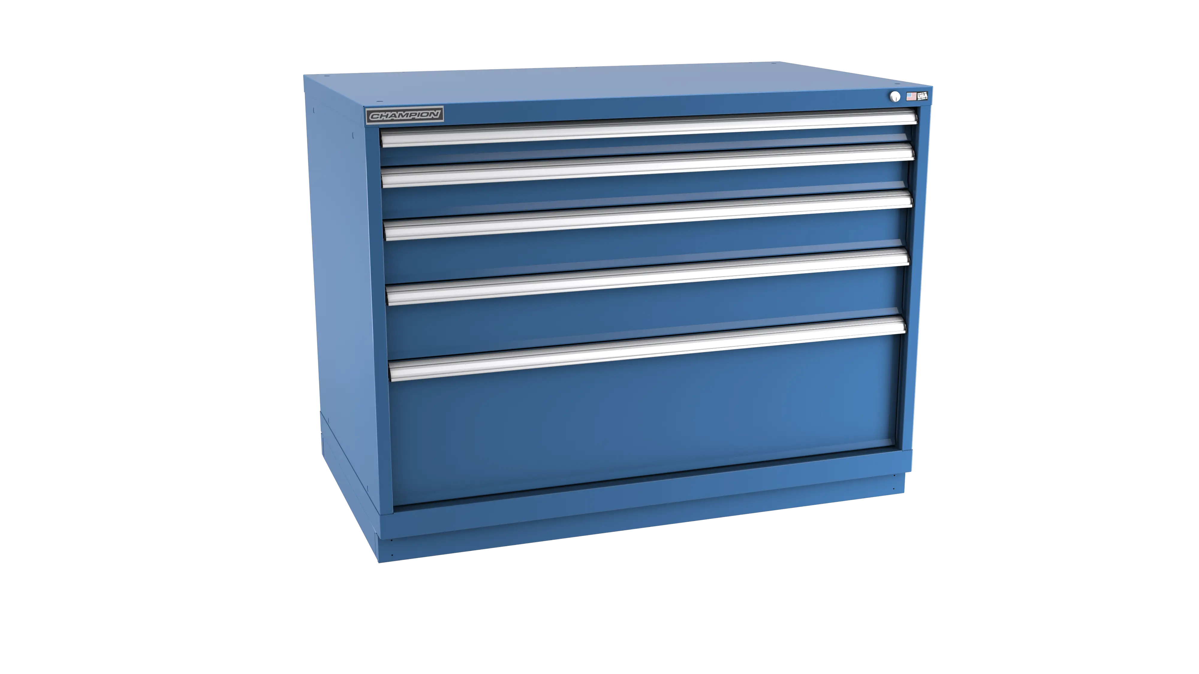 Champion Tool 5-Drawer Modular Cabinet, 47 W x 35-7/8 H x 22-1/2 D in - CM EWS1500-0501-ILC-FTB Champion Tool Storage