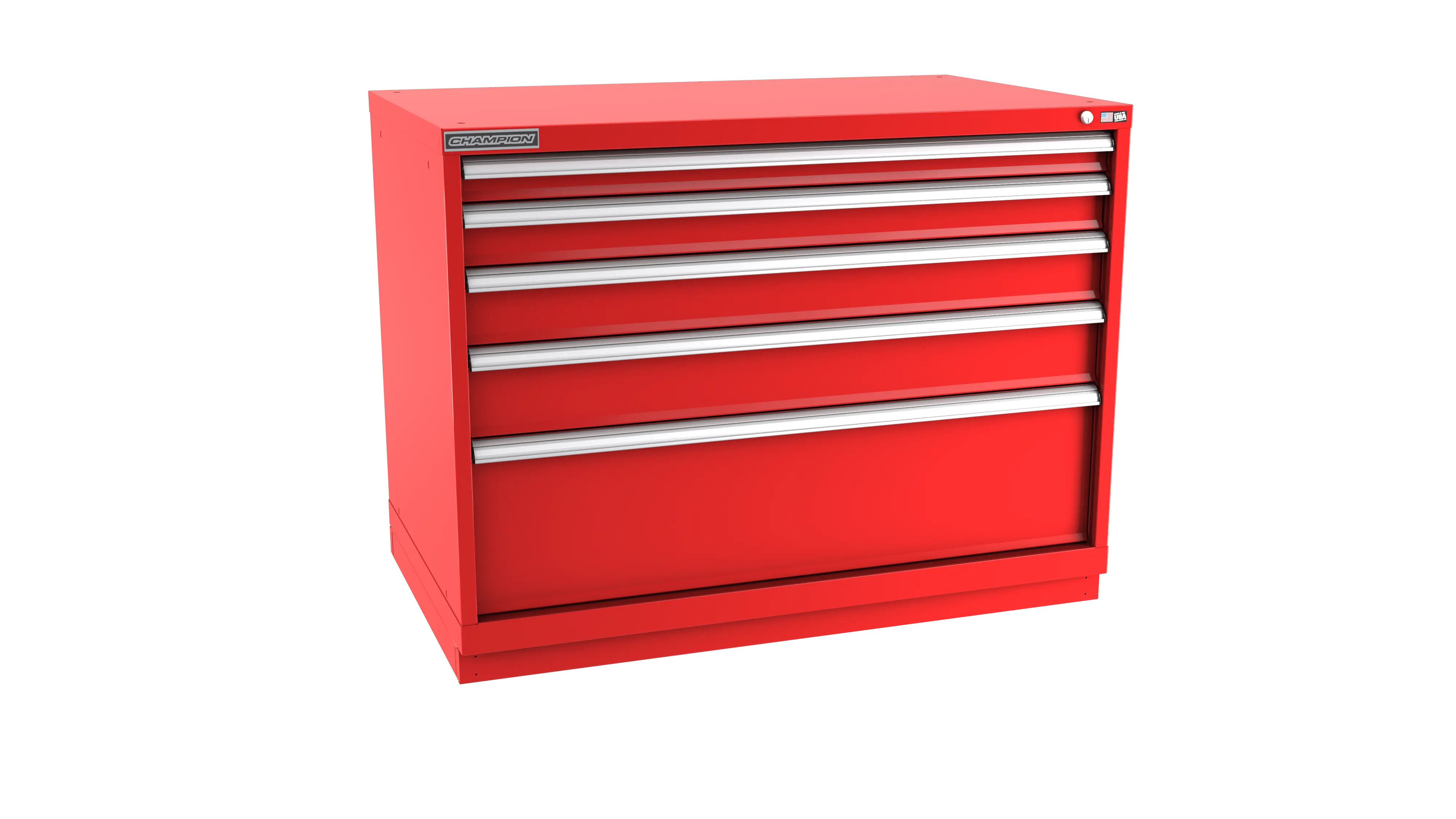 Champion Tool 5-Drawer Modular Cabinet, 47 W x 35-7/8 H x 22-1/2 D in - CM EWS1500-0501-ILC-FTB Champion Tool Storage