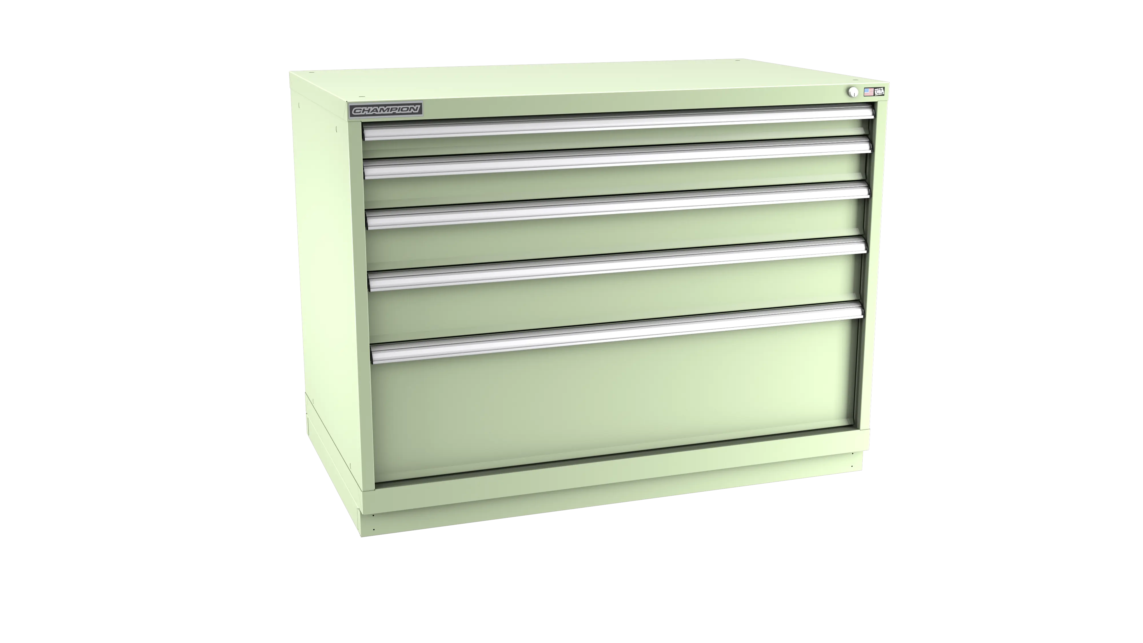 Champion Tool 5-Drawer Modular Cabinet, 47 W x 35-7/8 H x 22-1/2 D in - CM EWS1500-0501-ILC-FTB Champion Tool Storage