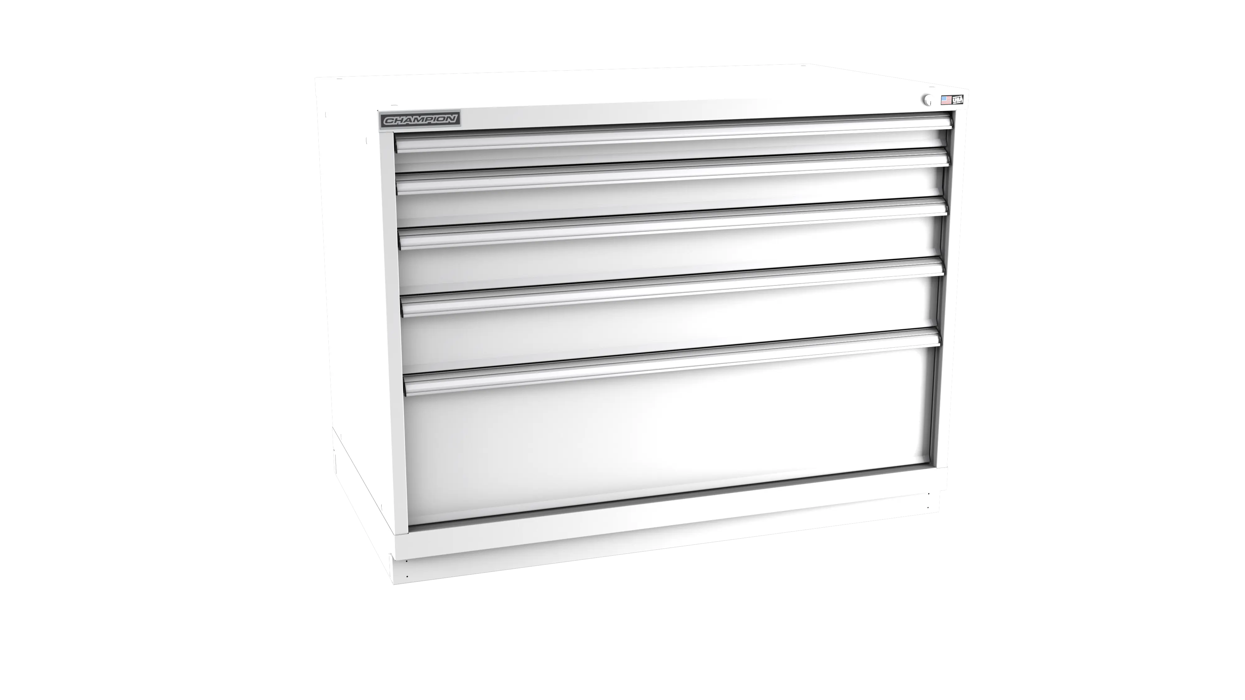 Champion Tool 5-Drawer Modular Cabinet, 47 W x 35-7/8 H x 22-1/2 D in - CM EWS1500-0501-ILC-FTB Champion Tool Storage
