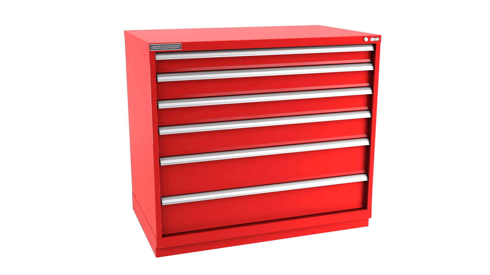 Champion Tool 6-Drawer Modular Cabinet, 47 W x 41-3/4 H x 22-1/2 D in - CM EWS1800-0601-ILC-FTB Champion Tool Storage