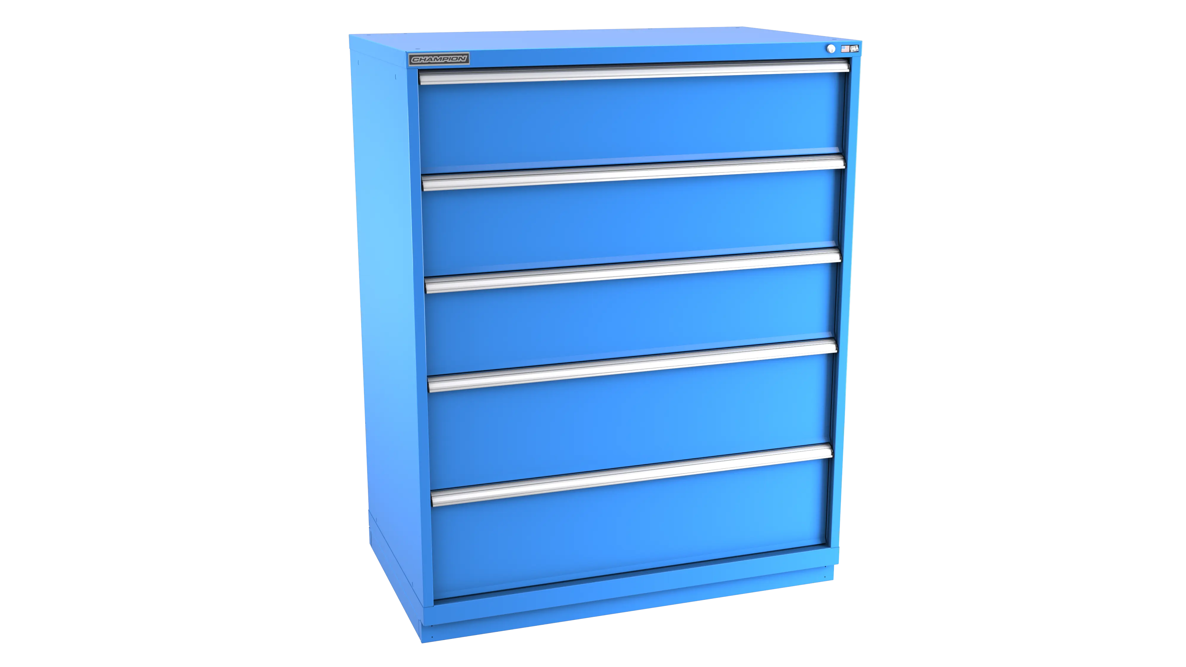 Champion Tool 5-Drawer Modular Cabinet, 47 W x 59-1/2 H x 22-1/2 D in - CM EWS2700-0501-ILC-FTB Champion Tool Storage