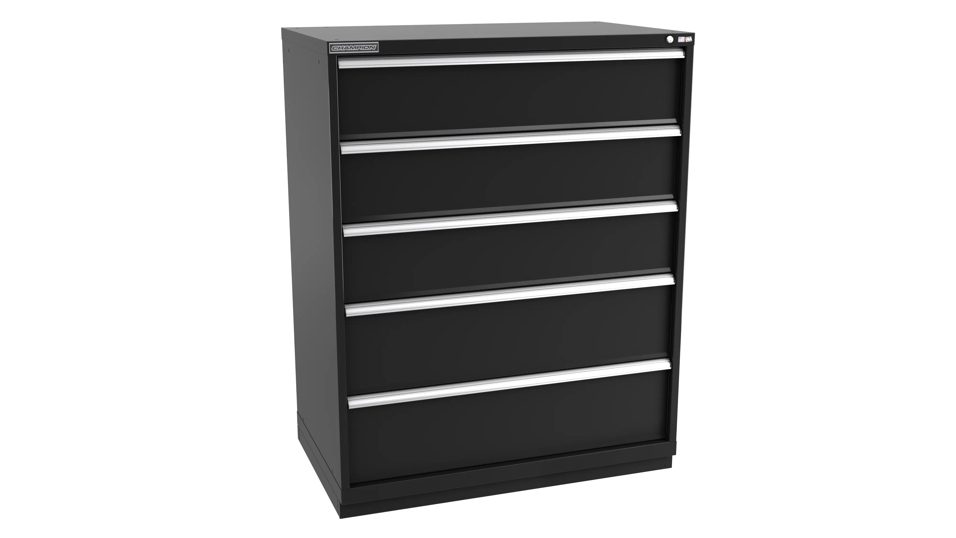 Champion Tool 5-Drawer Modular Cabinet, 47 W x 59-1/2 H x 22-1/2 D in - CM EWS2700-0501-ILC-FTB Champion Tool Storage