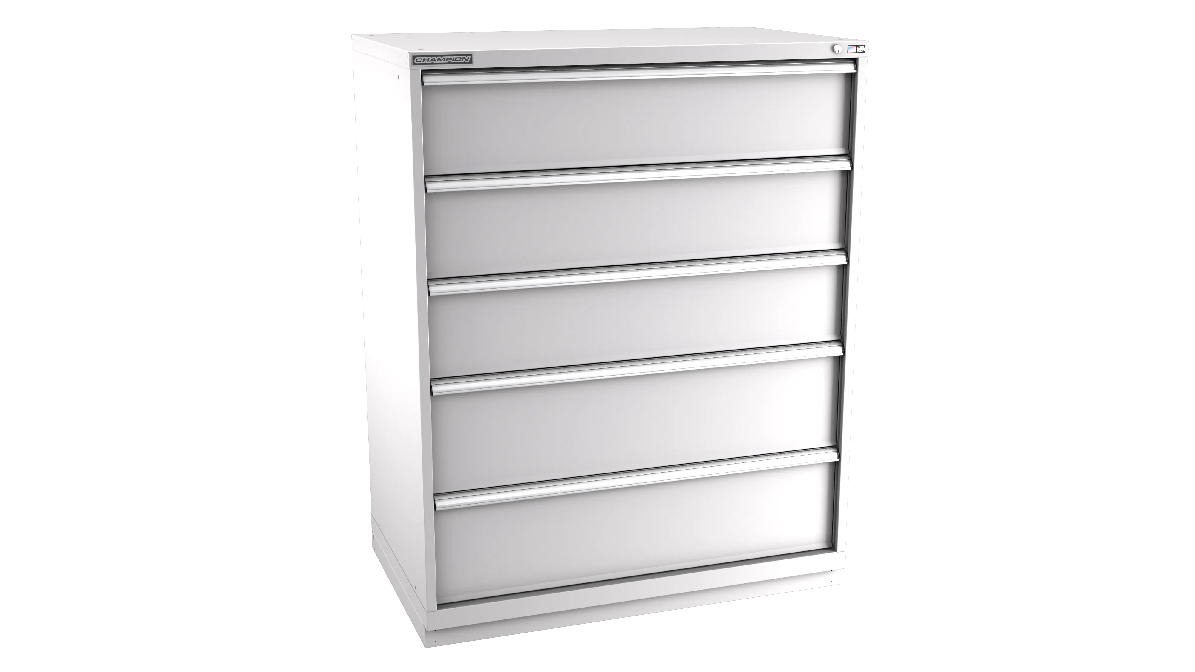 Champion Tool 5-Drawer Modular Cabinet, 47 W x 59-1/2 H x 22-1/2 D in - CM EWS2700-0501-ILC-FTB Champion Tool Storage