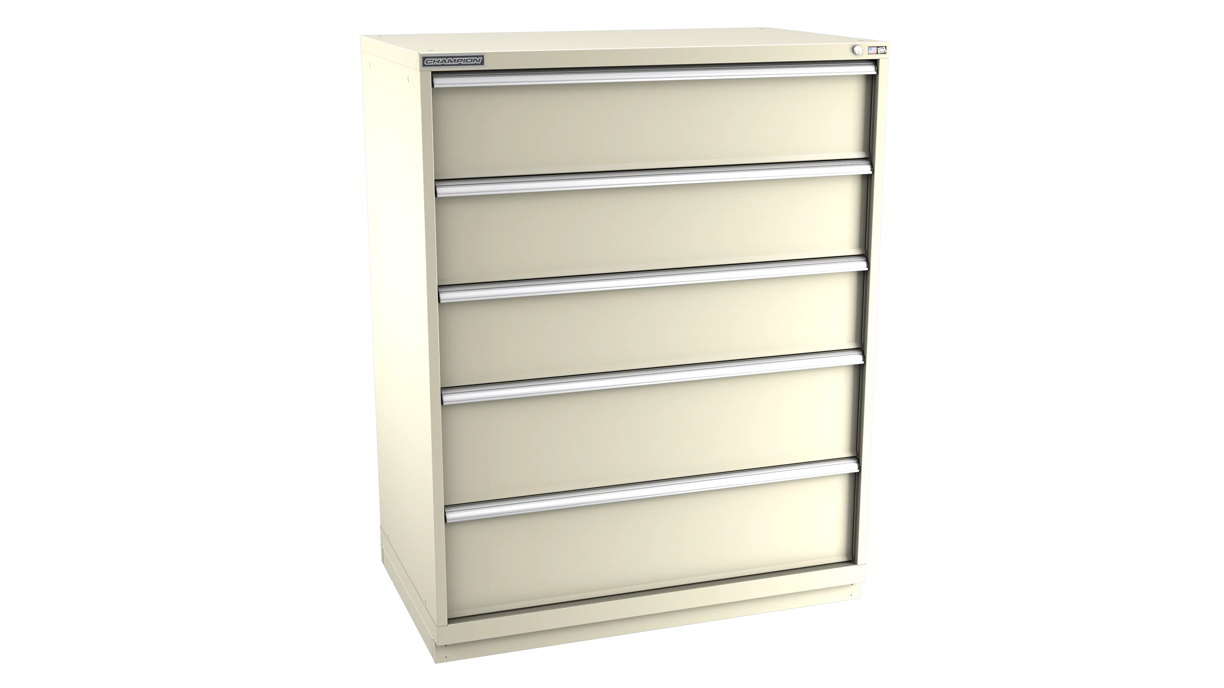 Champion Tool 5-Drawer Modular Cabinet, 47 W x 59-1/2 H x 22-1/2 D in - CM EWS2700-0501-ILC-FTB Champion Tool Storage