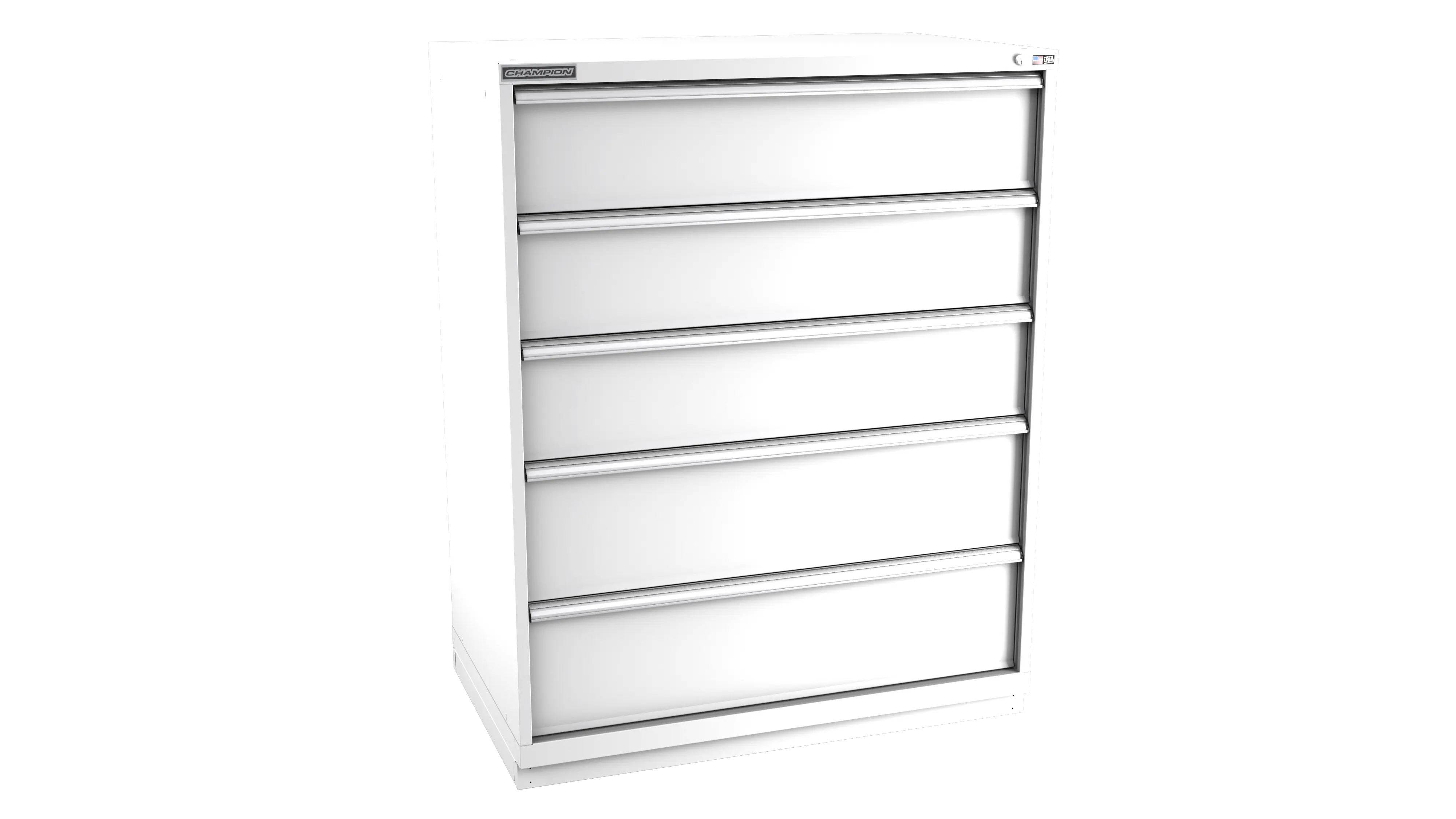 Champion Tool 5-Drawer Modular Cabinet, 47 W x 59-1/2 H x 22-1/2 D in - CM EWS2700-0501-ILC-FTB Champion Tool Storage