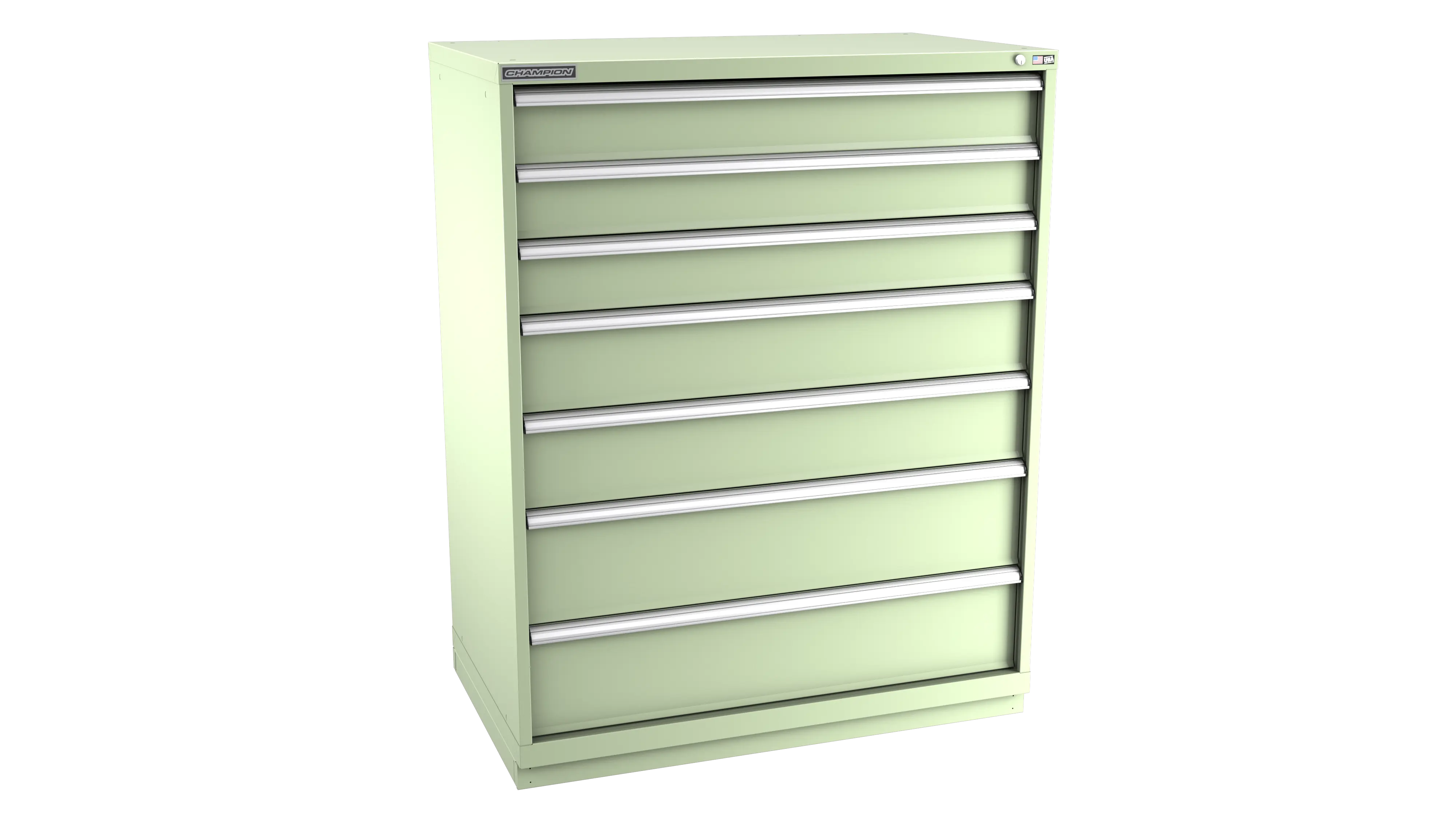Champion Tool 7-Drawer Modular Cabinet, 47 W x 59-1/2 H x 22-1/2 D in - CM EWS2700-0701-ILC-FTB Champion Tool Storage