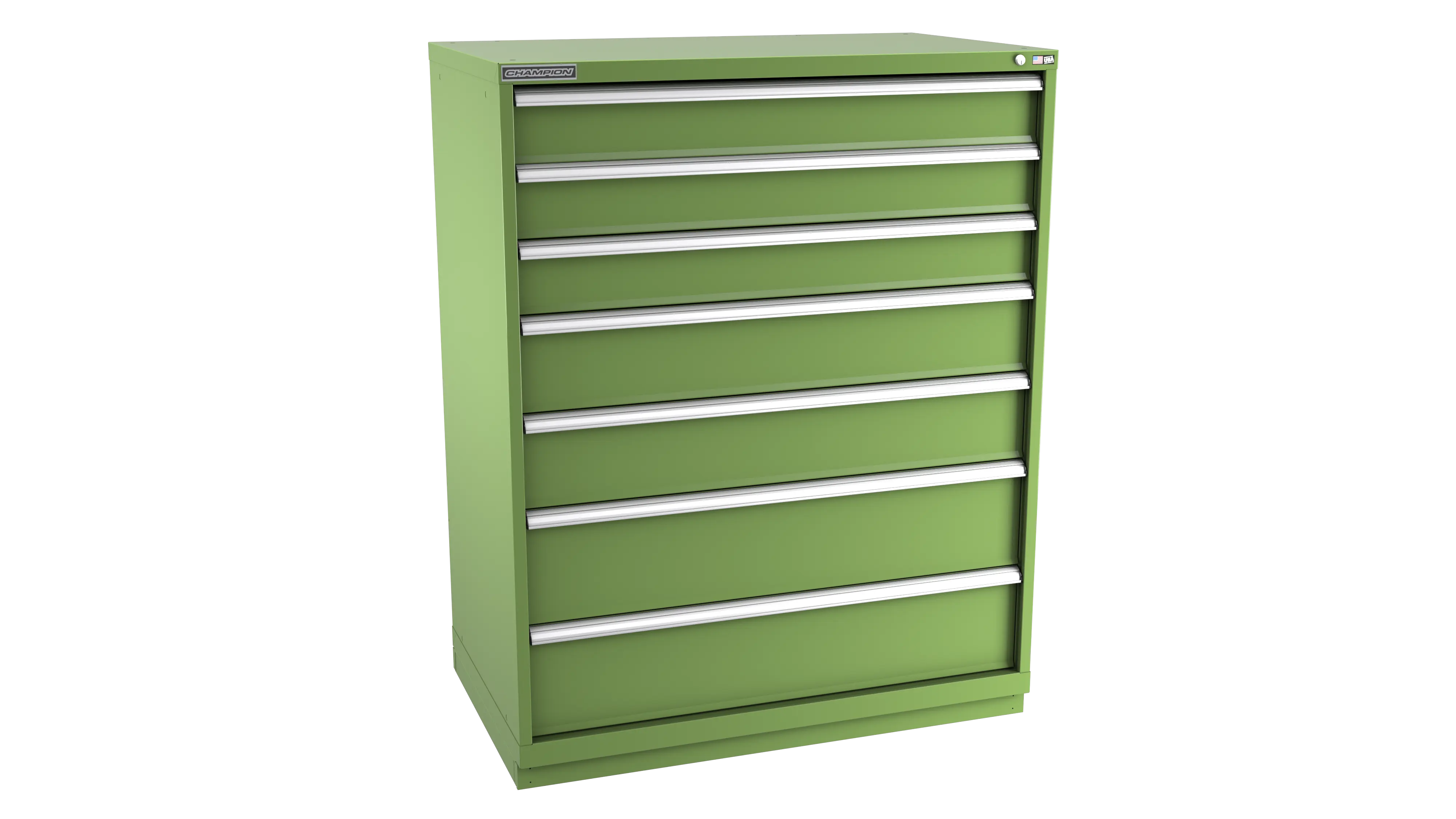 Champion Tool 7-Drawer Modular Cabinet, 47 W x 59-1/2 H x 22-1/2 D in - CM EWS2700-0701-ILC-FTB Champion Tool Storage