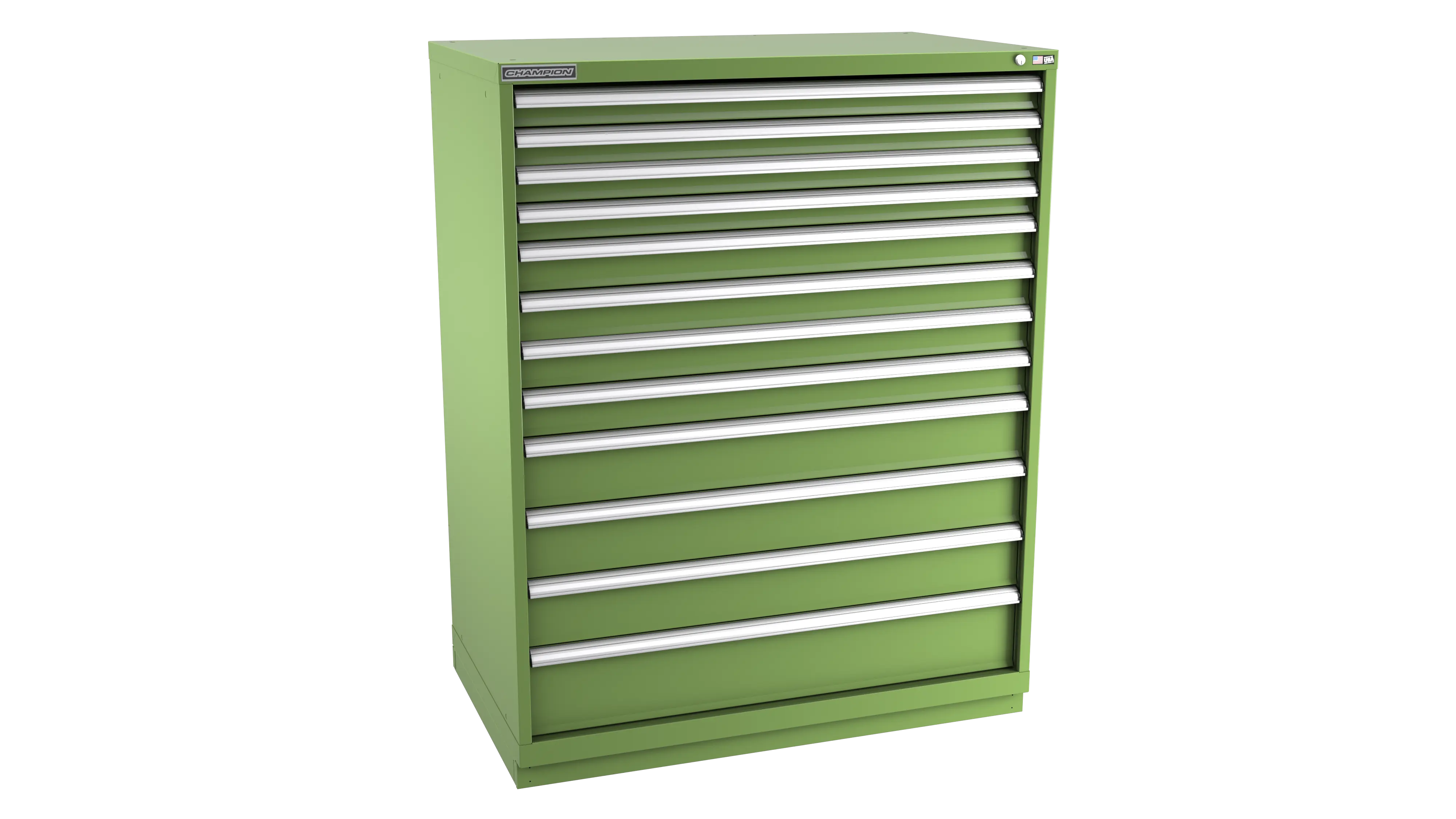 Champion Tool 12-Drawer Modular Cabinet, 47 W x 59-1/2 H x 22-1/2 D in - CM EWS2700-1201-ILC-FTB Champion Tool Storage