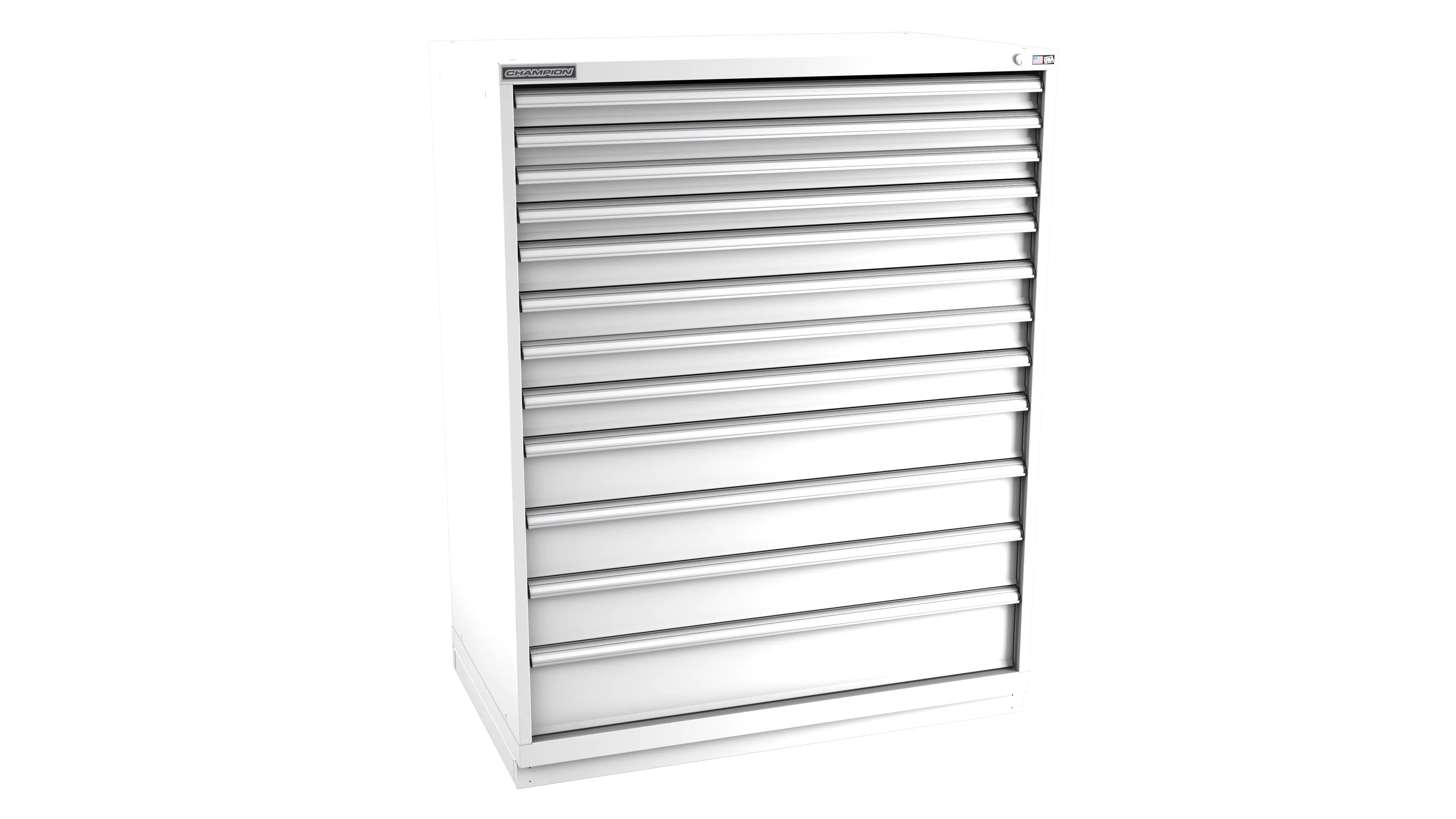 Champion Tool 12-Drawer Modular Cabinet, 47 W x 59-1/2 H x 22-1/2 D in - CM EWS2700-1201-ILC-FTB Champion Tool Storage