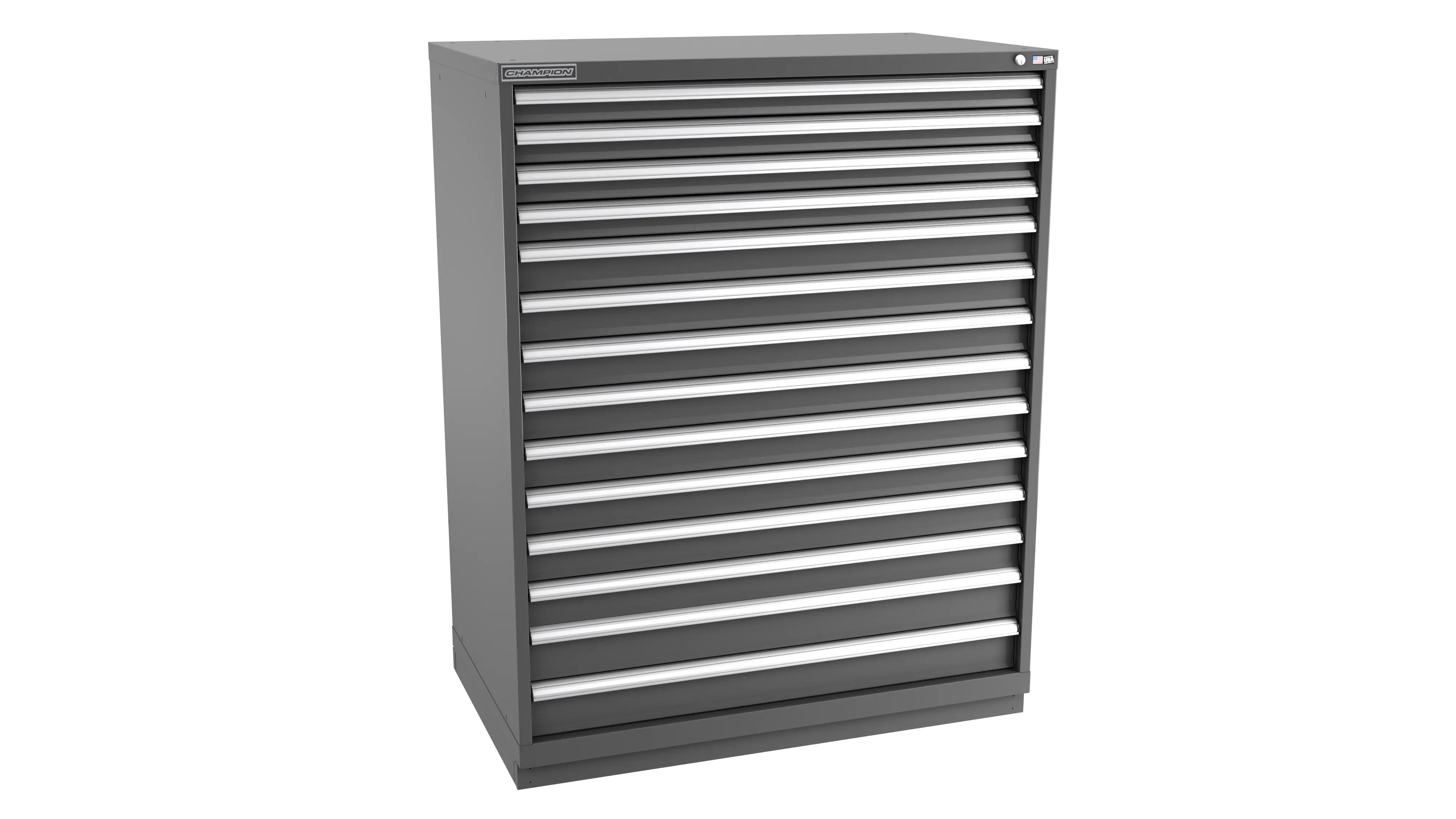 Champion Tool 14-Drawer Modular Cabinet, 47 W x 59-1/2 H x 22-1/2 D in - CM EWS2700-1401-ILC-FTB Champion Tool Storage