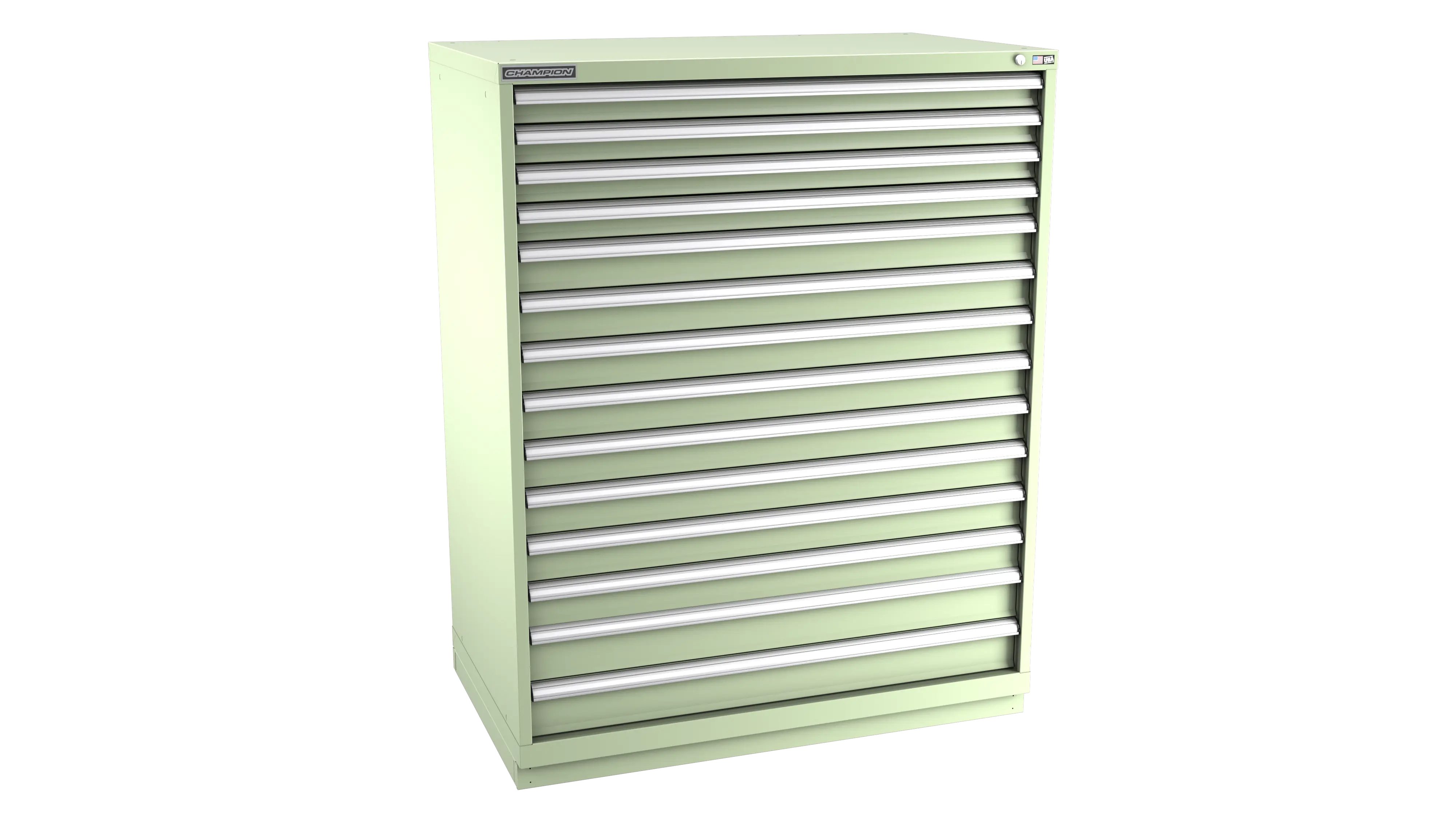 Champion Tool 14-Drawer Modular Cabinet, 47 W x 59-1/2 H x 22-1/2 D in - CM EWS2700-1401-ILC-FTB Champion Tool Storage