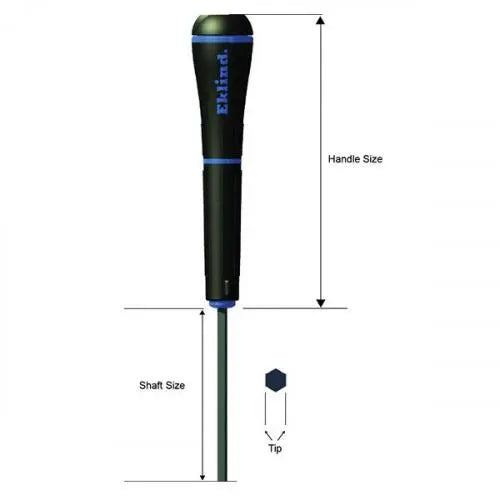 Eklind Hexagon Precision Screwdriver 4mm - EK 92440 Screwdriver Eklind