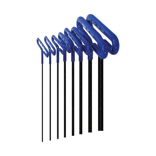 Eklind Set of 8 Cushion Grip Hexagon T-Key with Stand - EK 56168 Hexagon T-Key Set Eklind