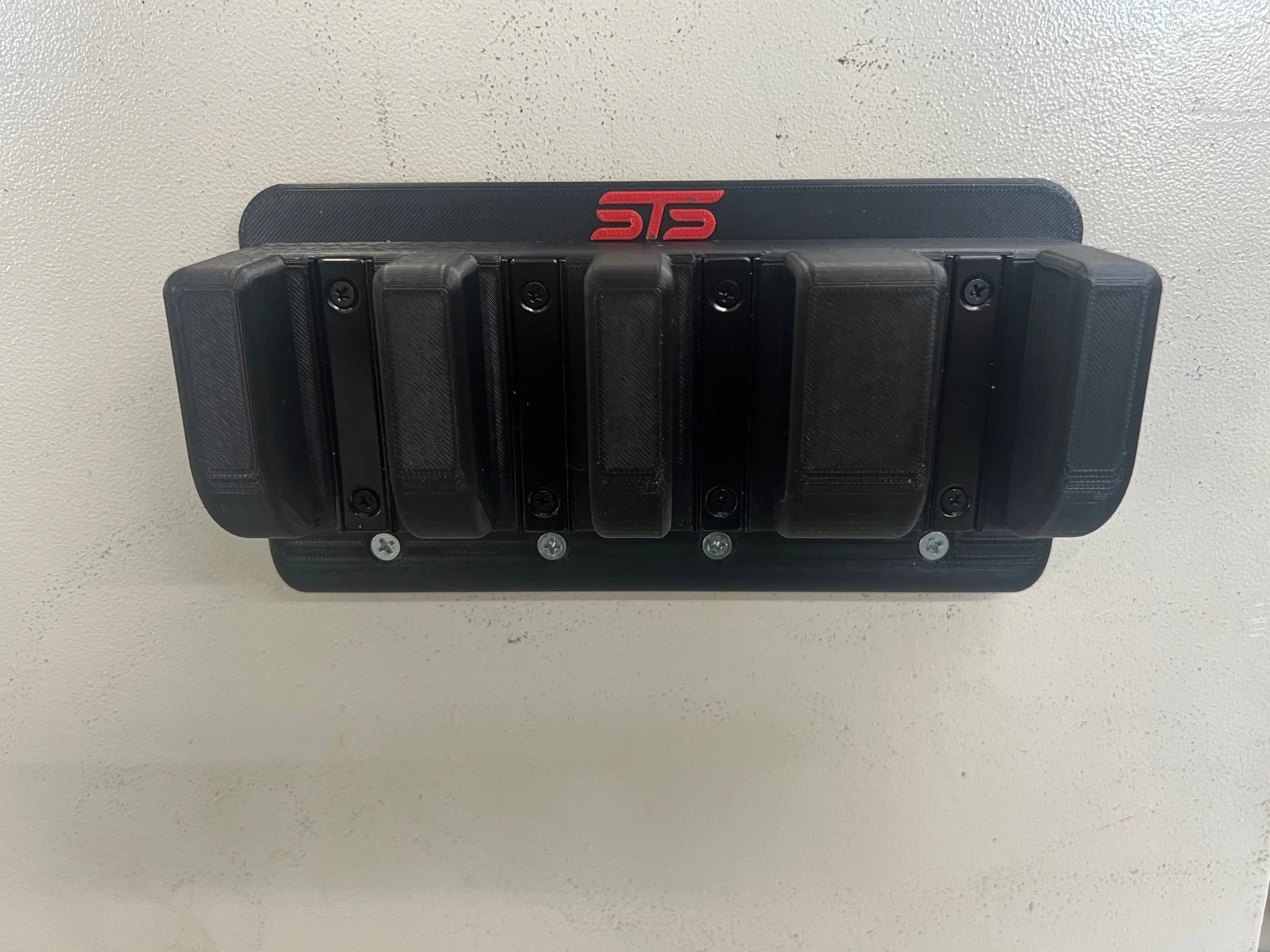 STS Auto Design Magnetic Pry Bar Holder for Secure Tool Storage - STSPB1